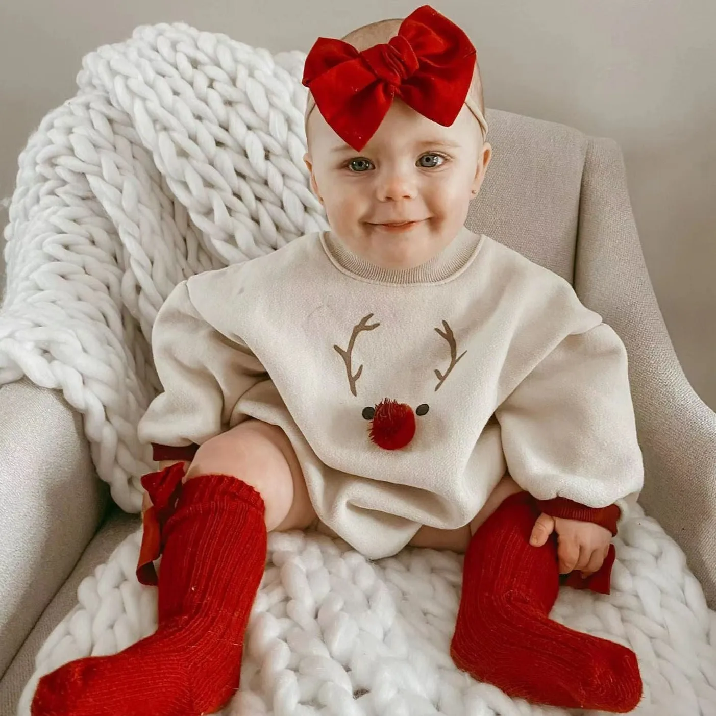 Baby Christmas Rompers