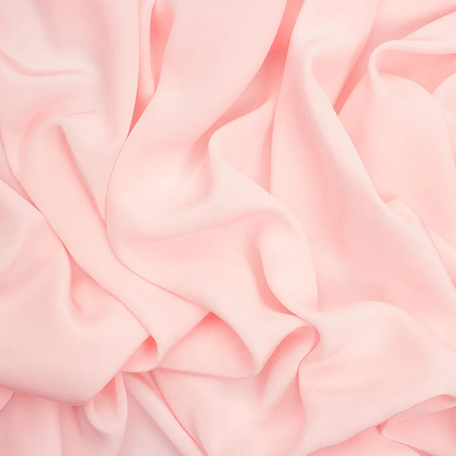 Baby Pink Silk Crêpe de Chine (A 1.50m Piece)