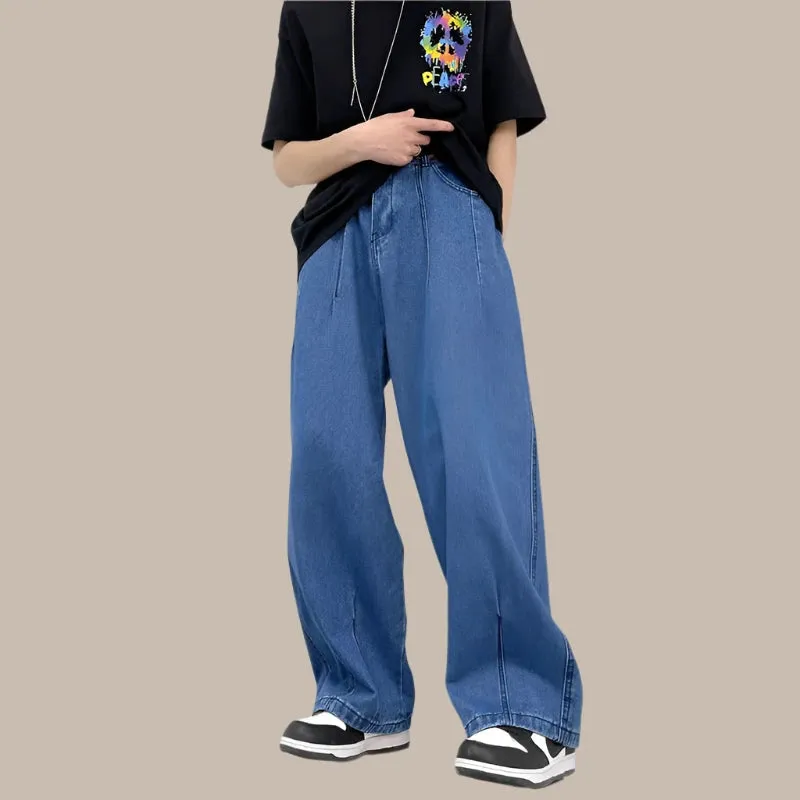 bbWide Leg Straight Baggy