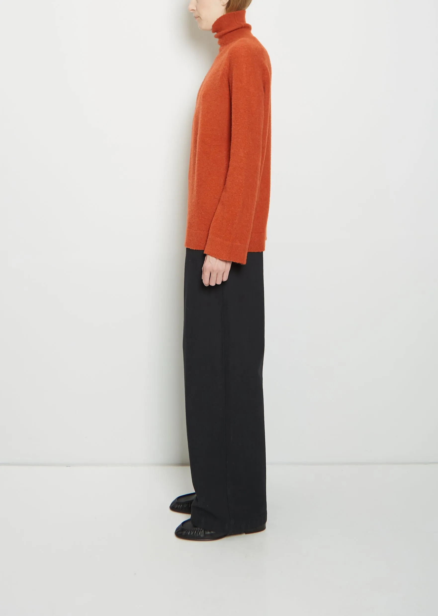 Cashmere Alisia Turtleneck — Russet