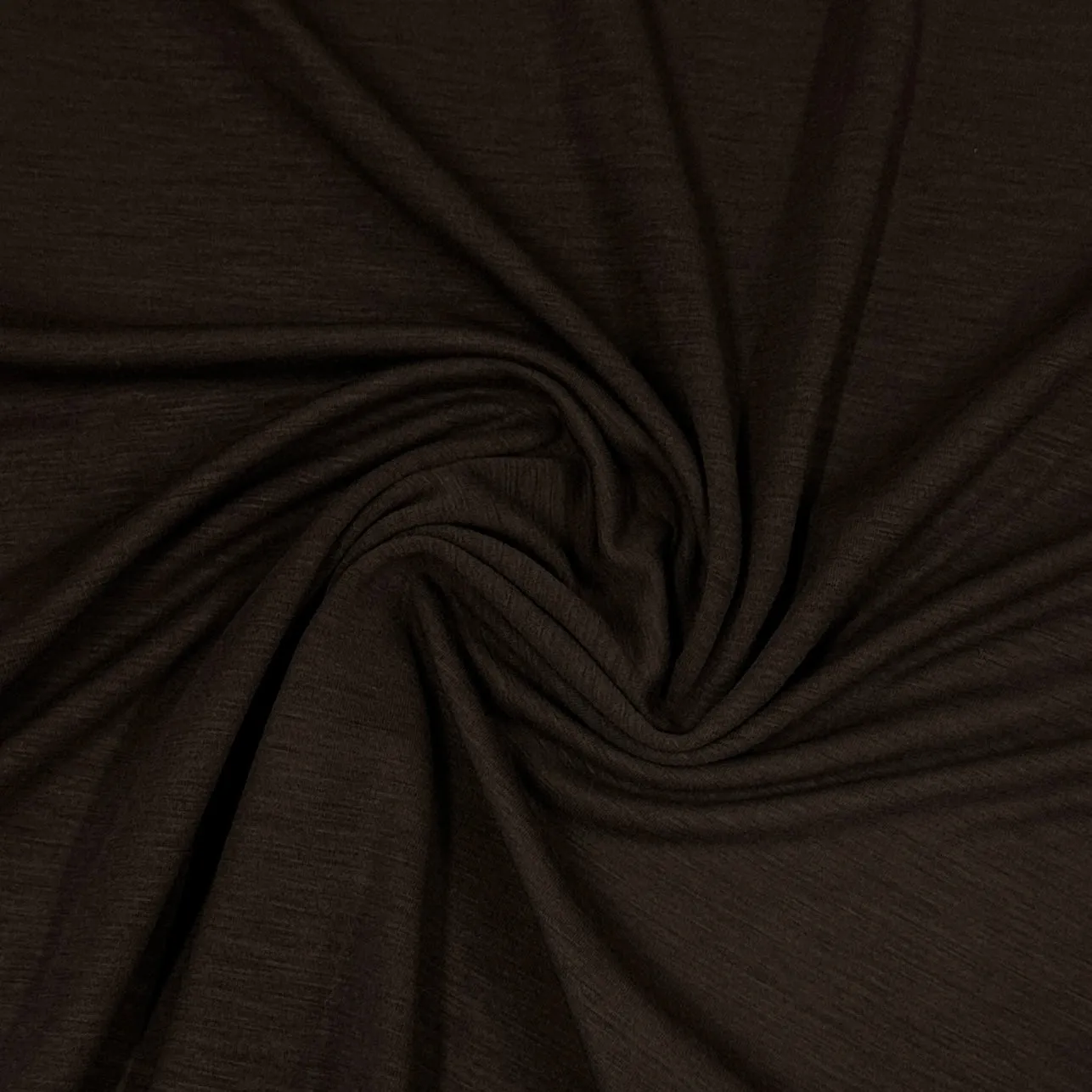 Chocolate Merino Wool/Spandex Jersey Fabric