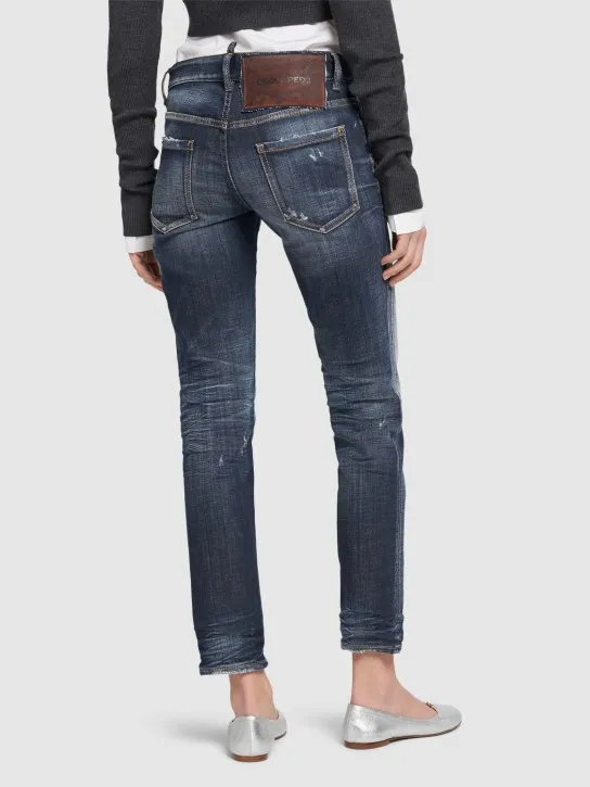 Dsquared2   Jennifer low rise denim skinny jeans 