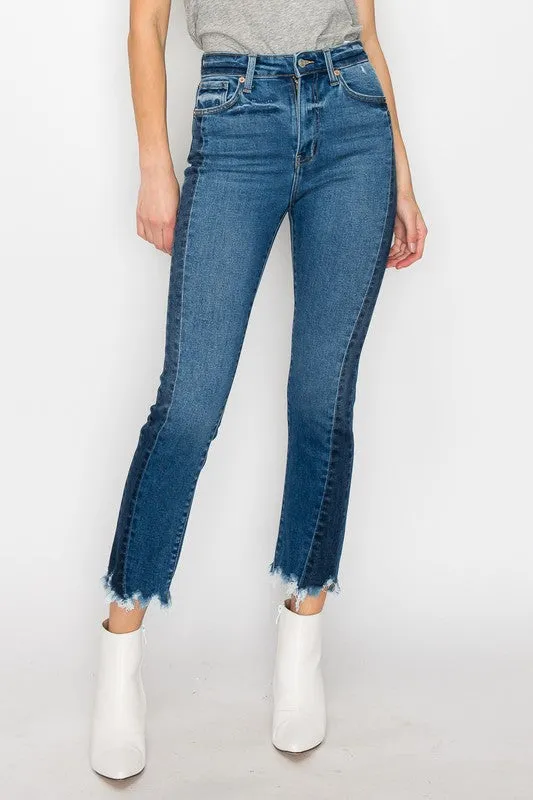 Faith High Rise Slim Straight Jeans