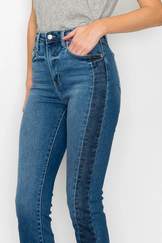 Faith High Rise Slim Straight Jeans