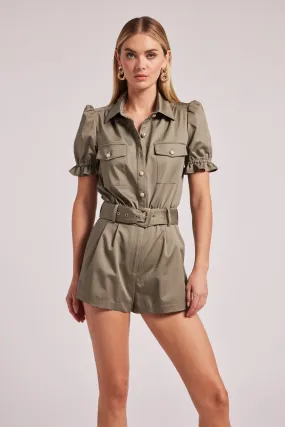 GEN Natalina Romper in Olive