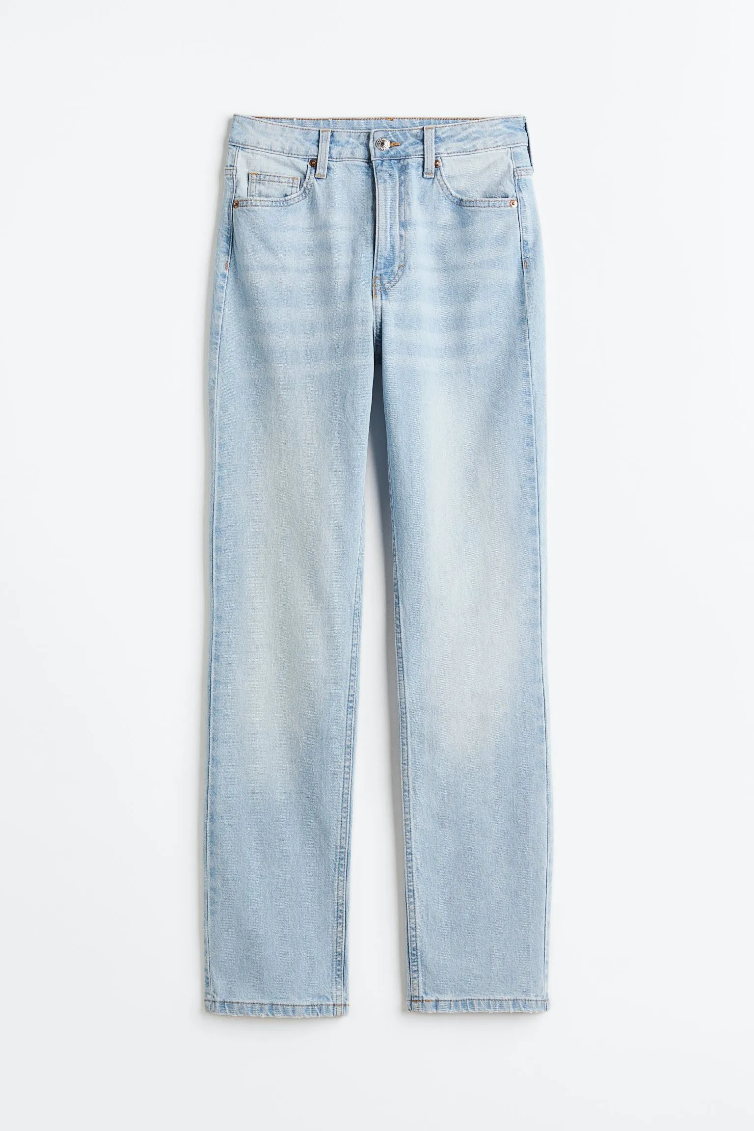 H&M Vintage Straight High Jeans, blue