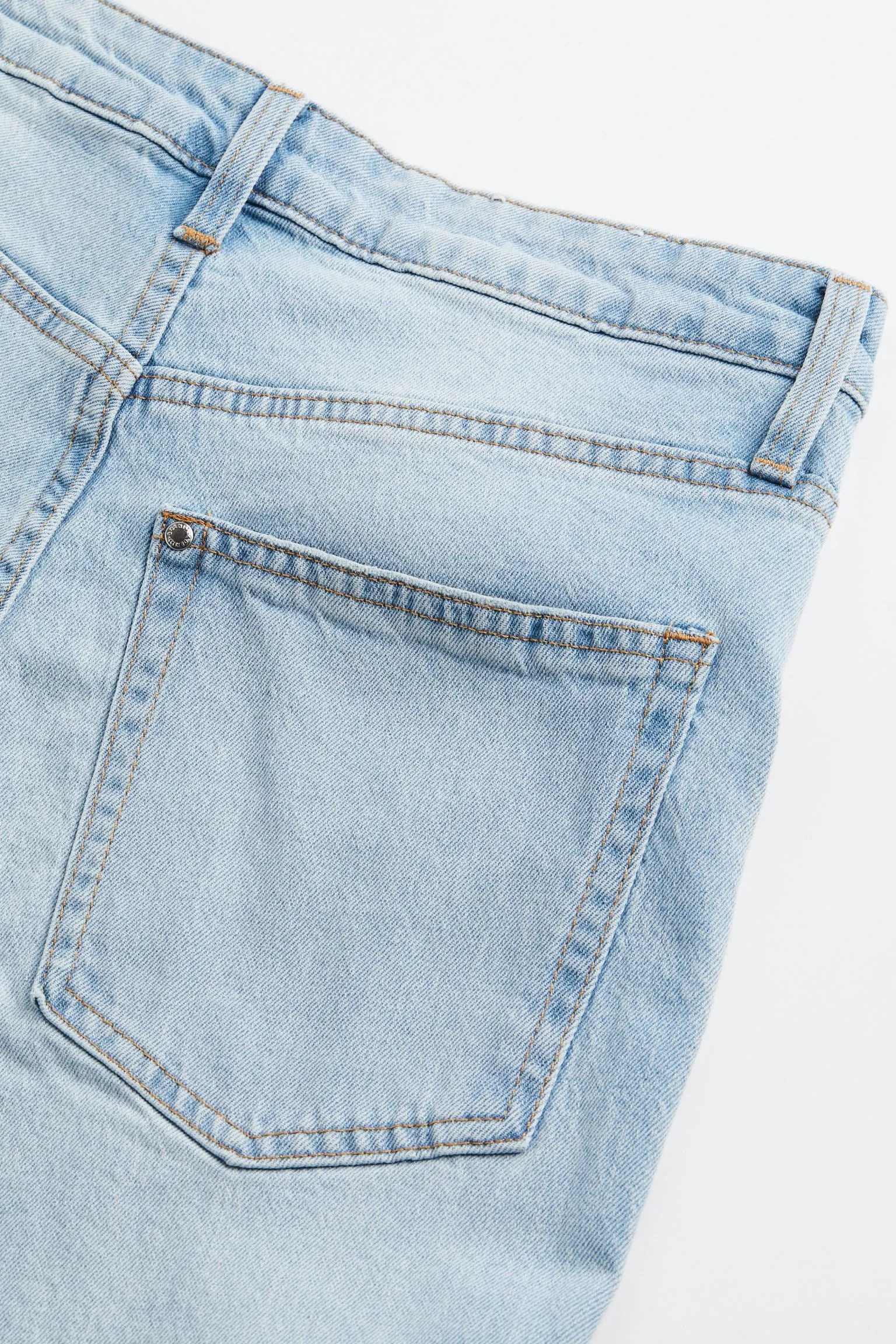 H&M Vintage Straight High Jeans, blue