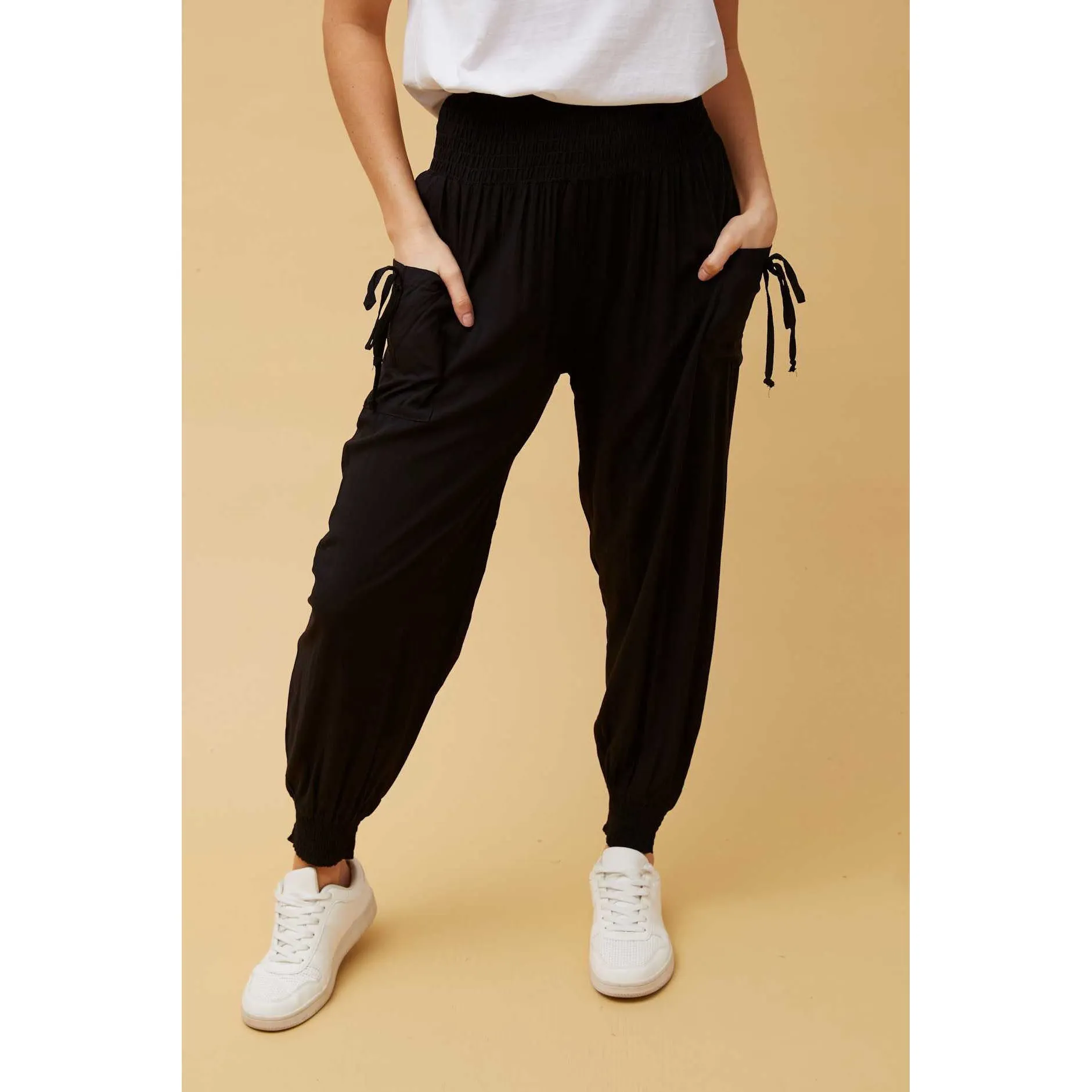 Harem Pants -Black