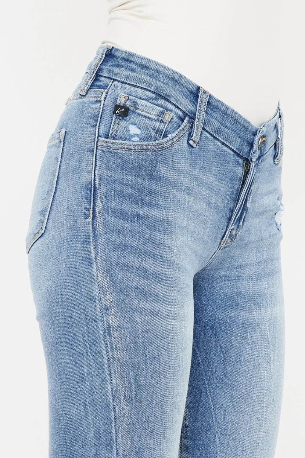 High Waist Cat's Whiskers Skinny Jeans