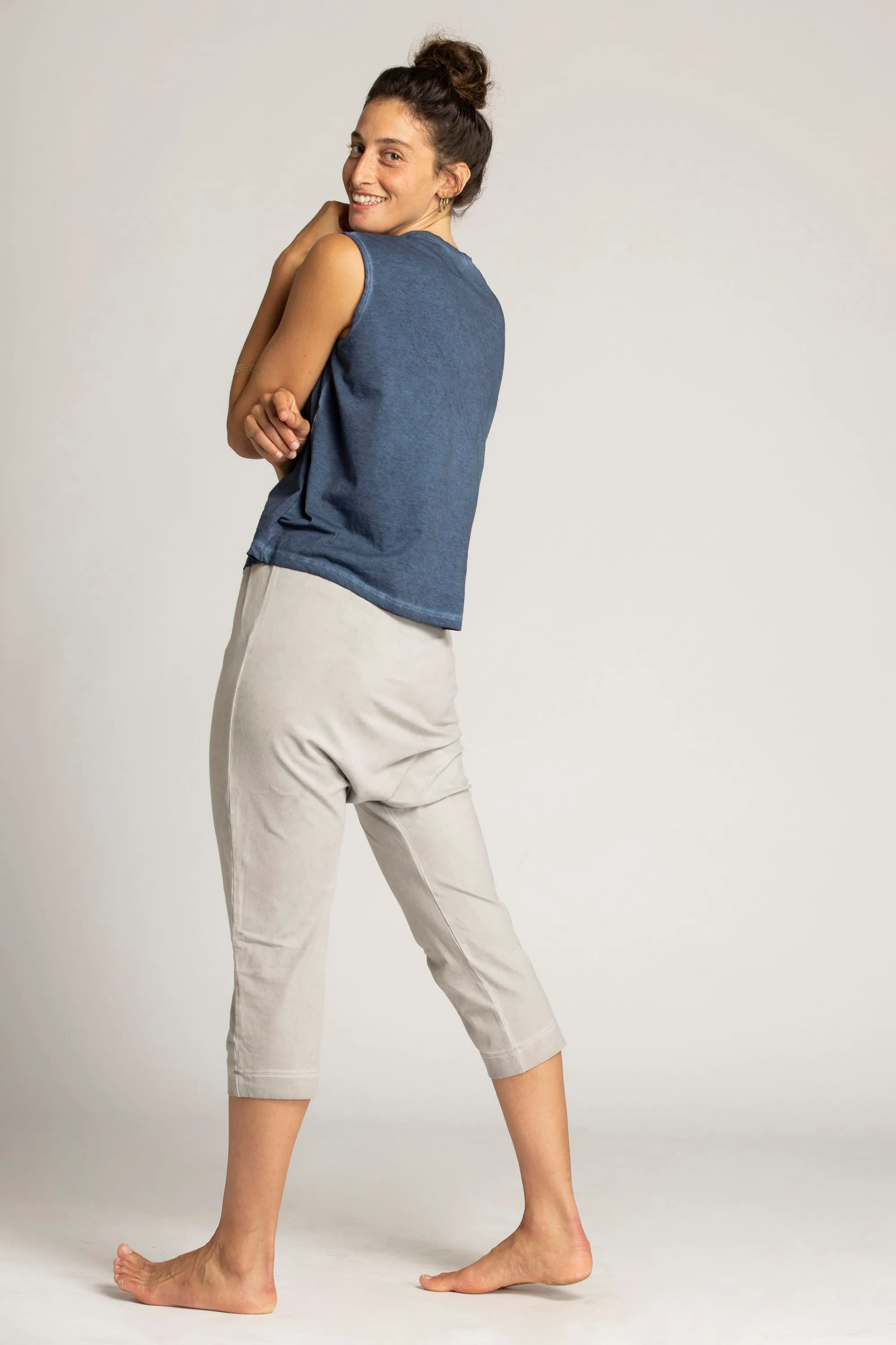 I'mPerfect Stonewash Mini-Harem Yoga Pants 50%off