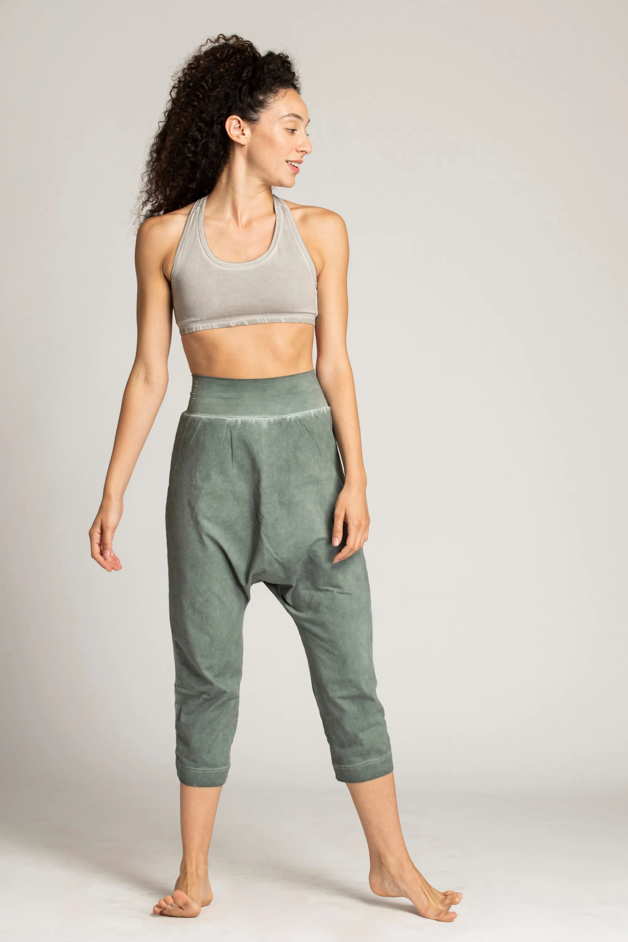 I'mPerfect Stonewash Mini-Harem Yoga Pants 50%off