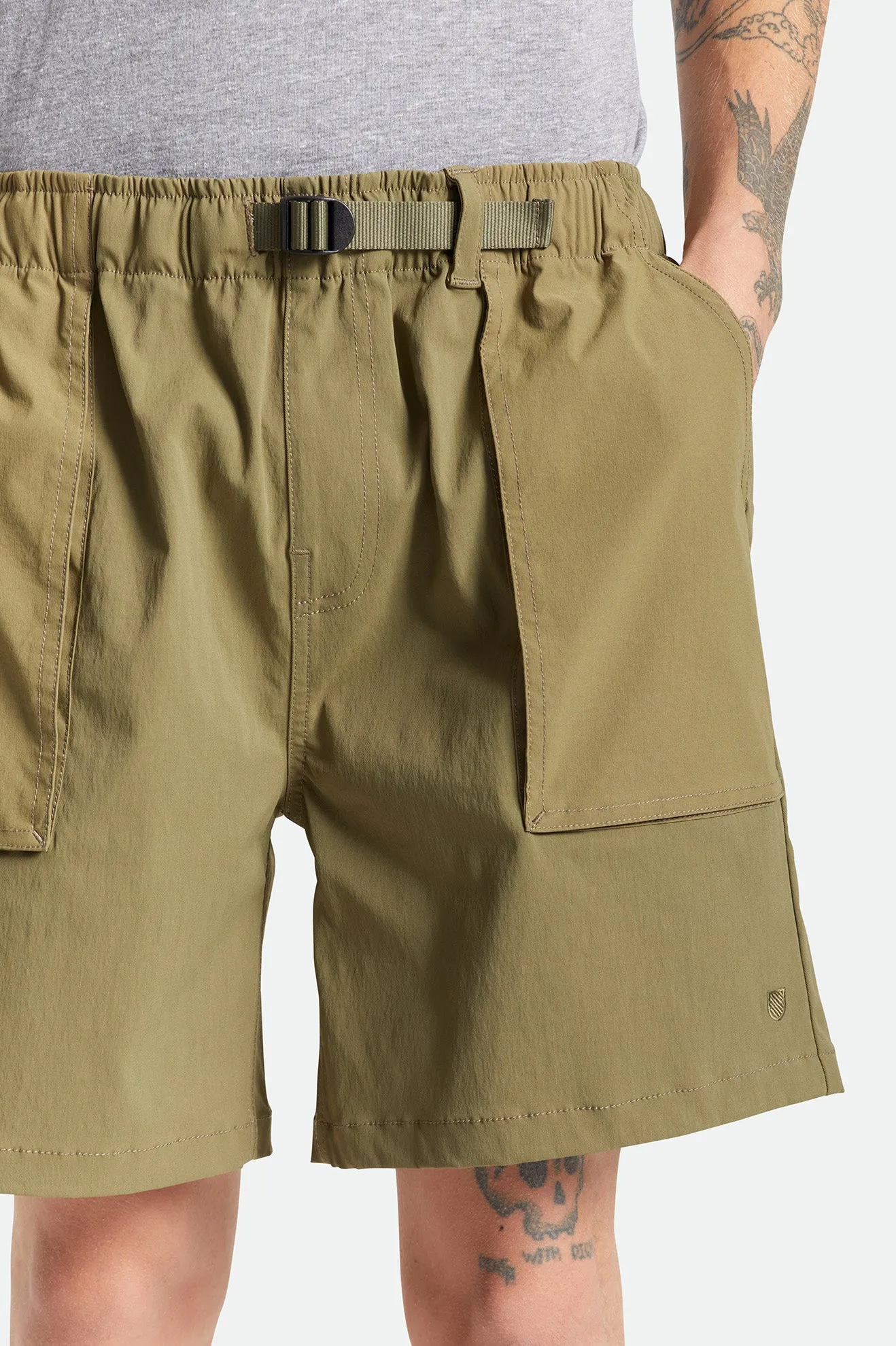 Jupiter Service Utility Short - Military Olive/Mermaid