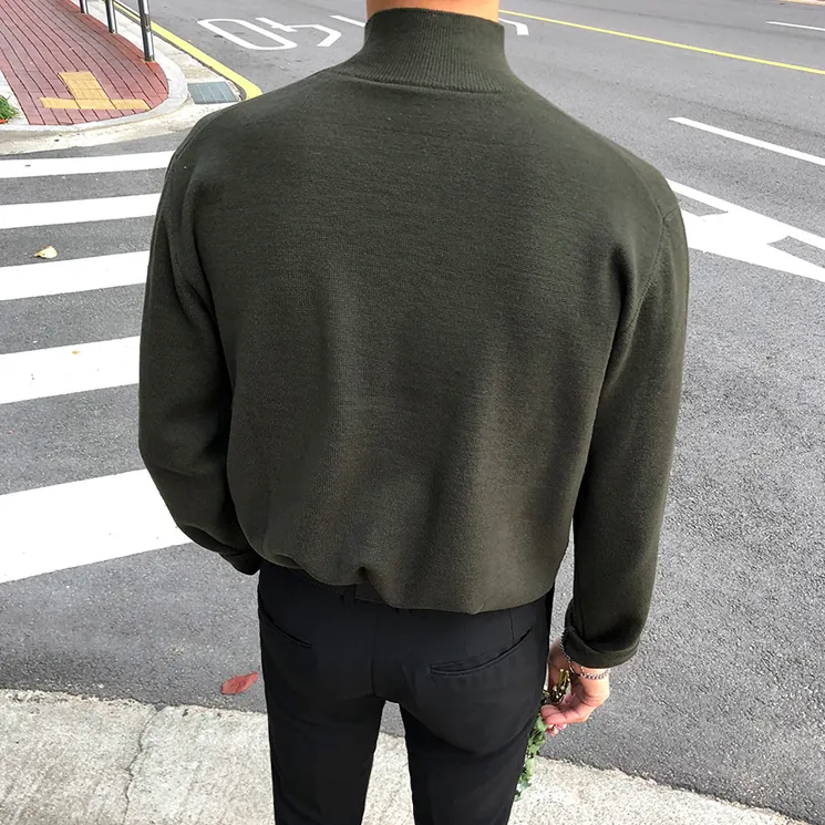 [Korean Style] 4 Colors High-Quality Solid Turtlenecks