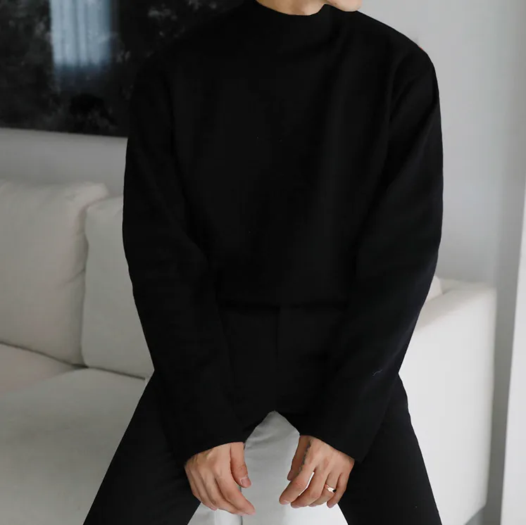 [Korean Style] 4 Colors High-Quality Solid Turtlenecks