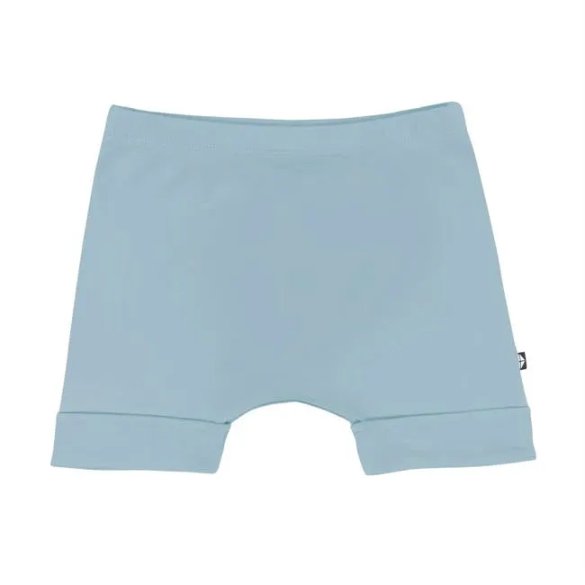 Kyte Baby Harem Shorts in Dusty Blue