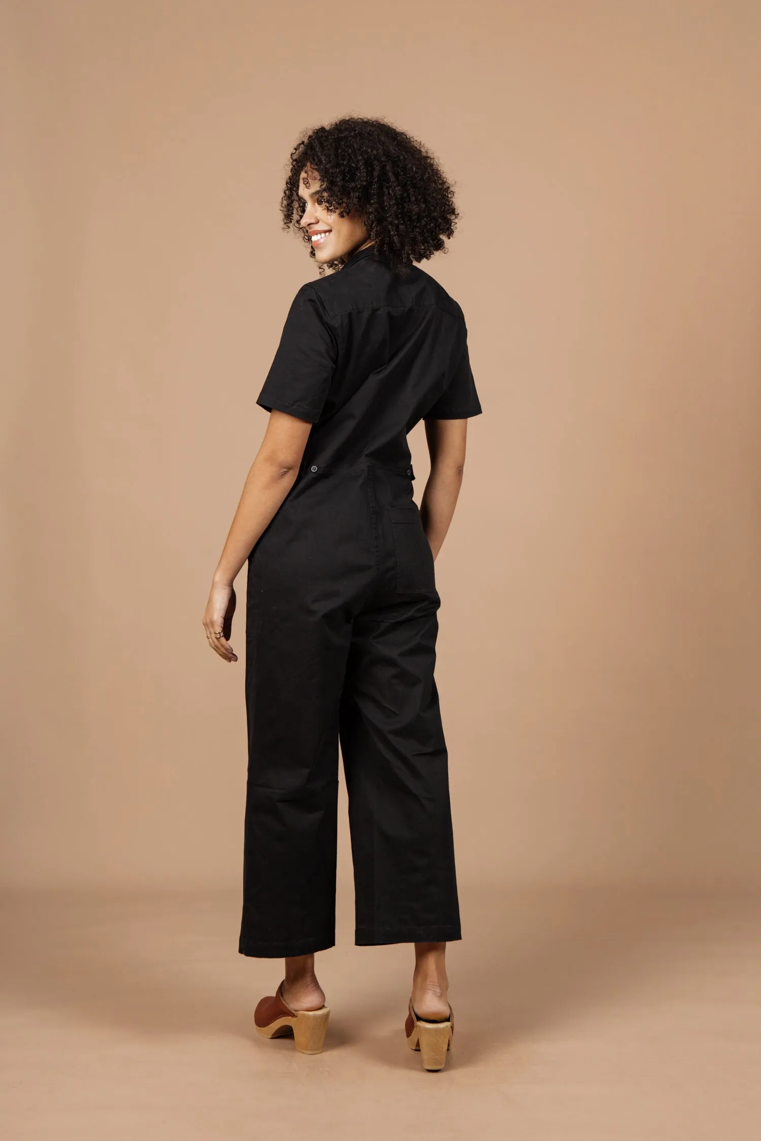 Lou Utility Jumpsuit / Black