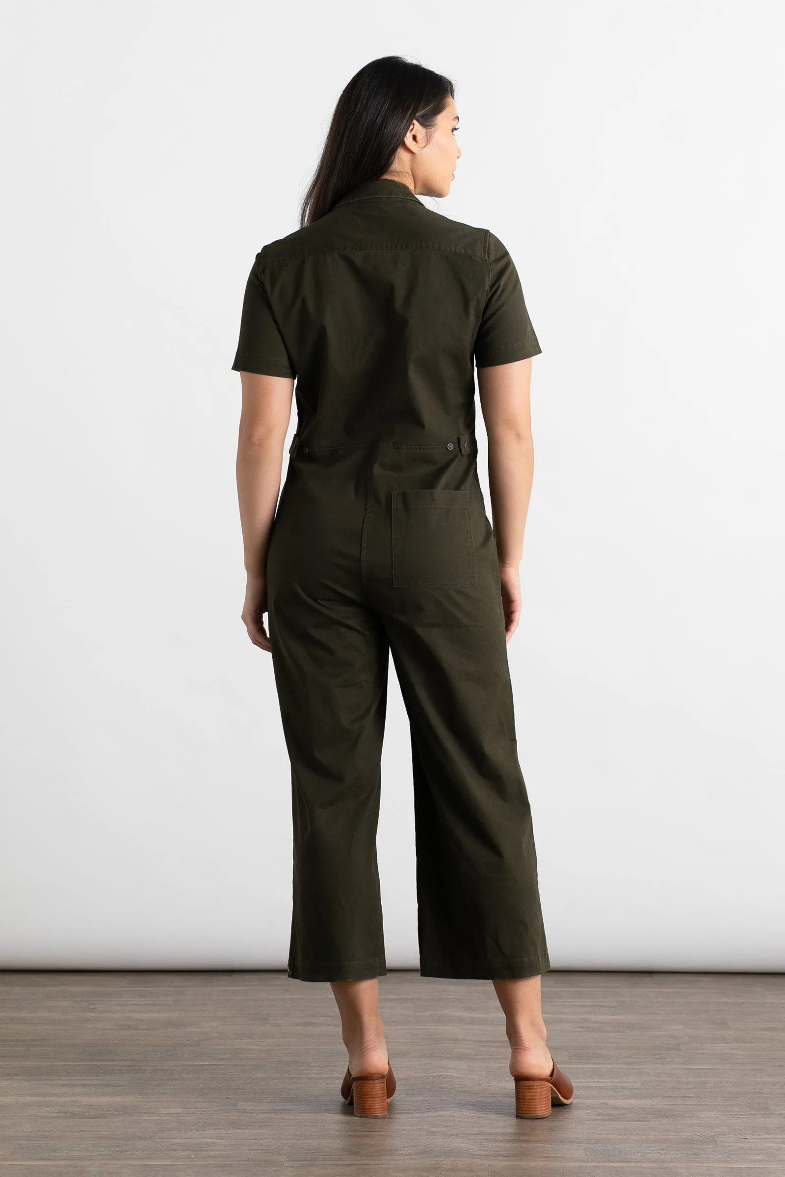 Lou Utility Jumpsuit / Olive