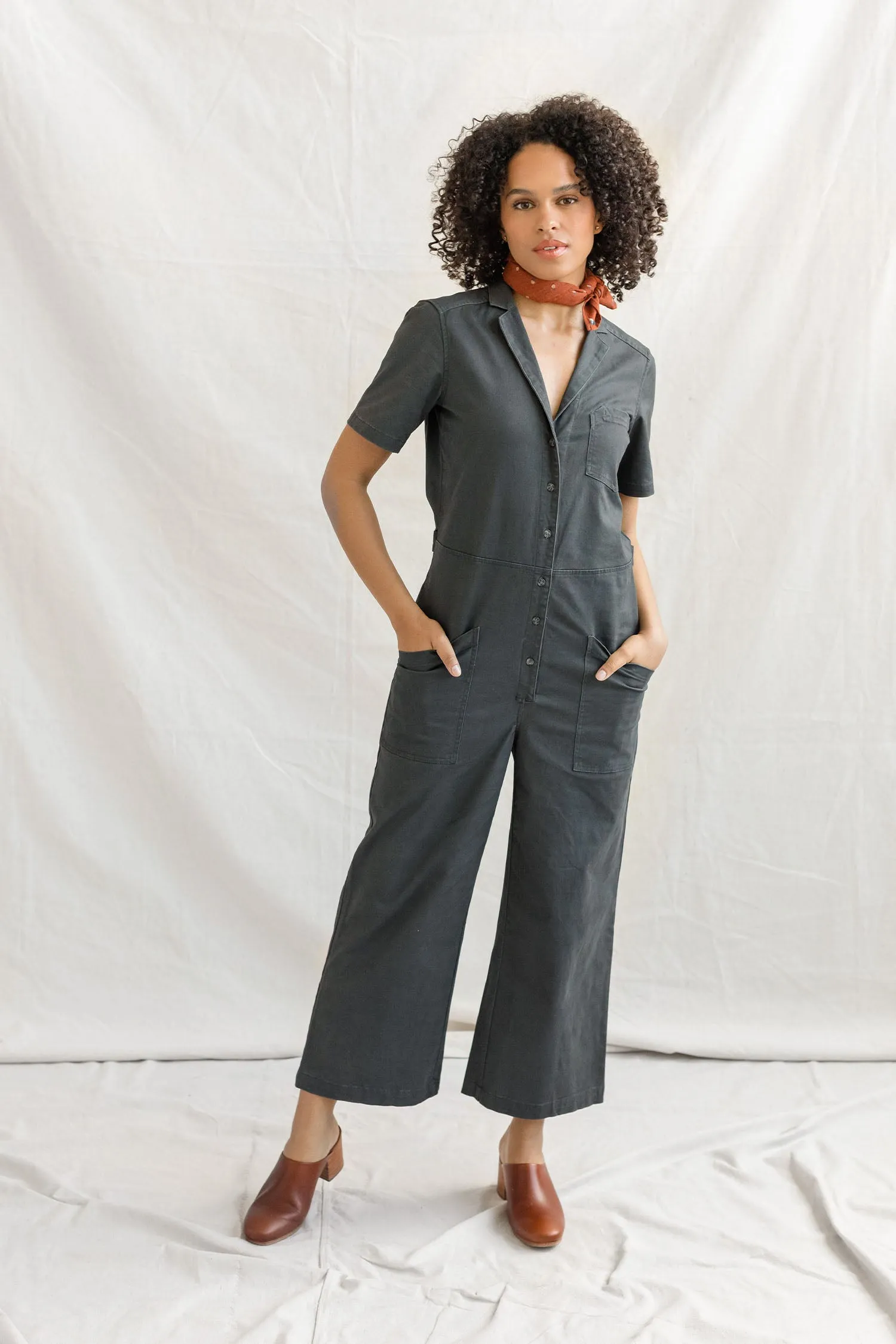 Lou Utility Jumpsuit / Slate