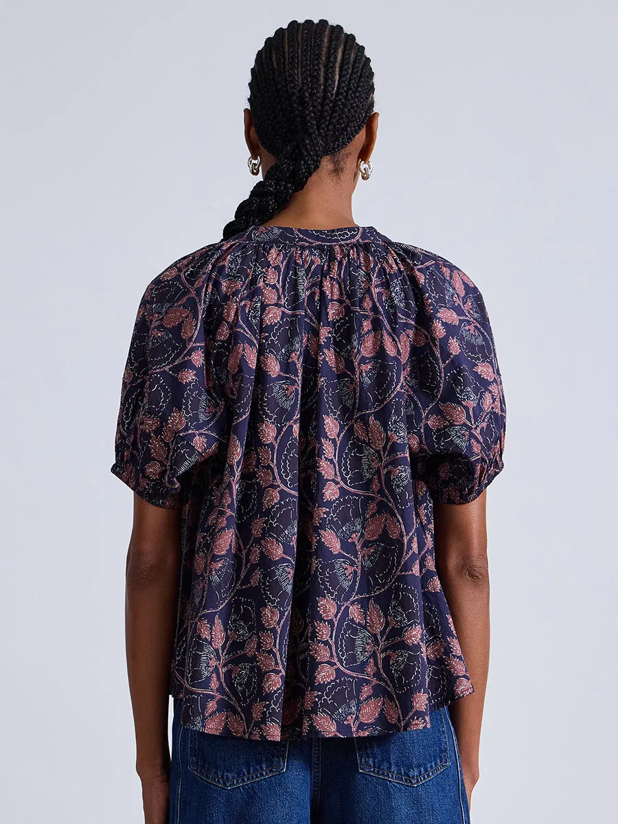 Lumina Popover in Camille Floral Navy