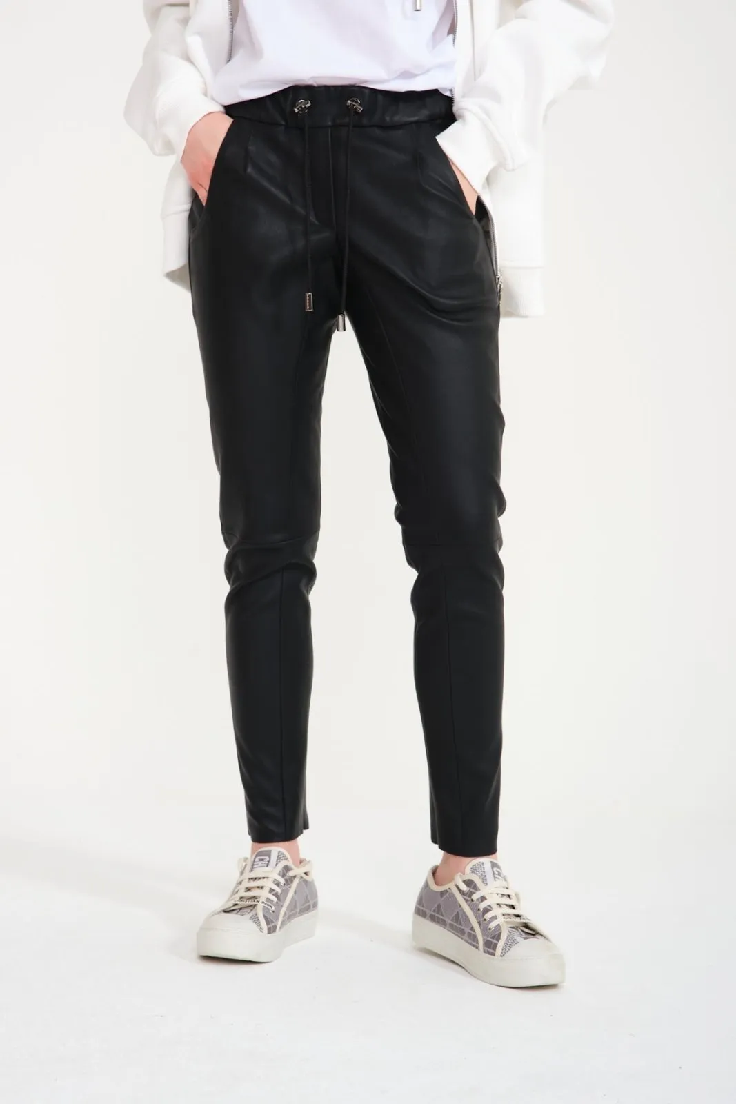 Luxe Glide Leather Trousers