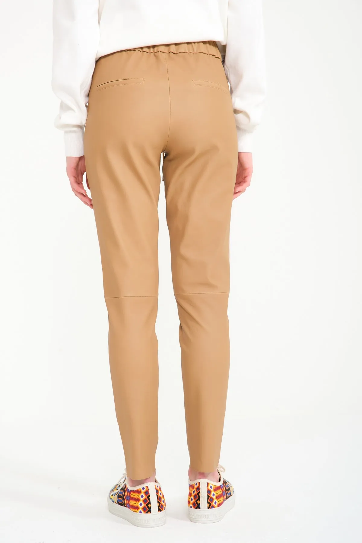 Luxe Glide Leather Trousers