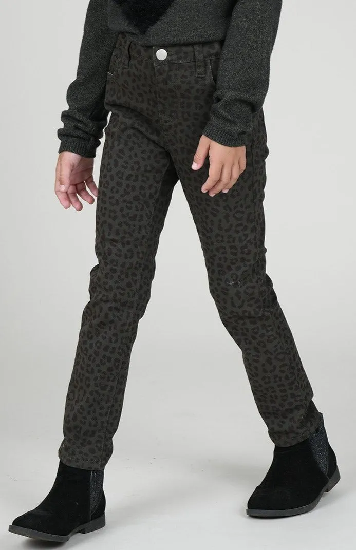 Mini Molly Leopard Slim Fit Pant