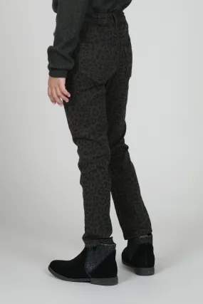 Mini Molly Leopard Slim Fit Pant