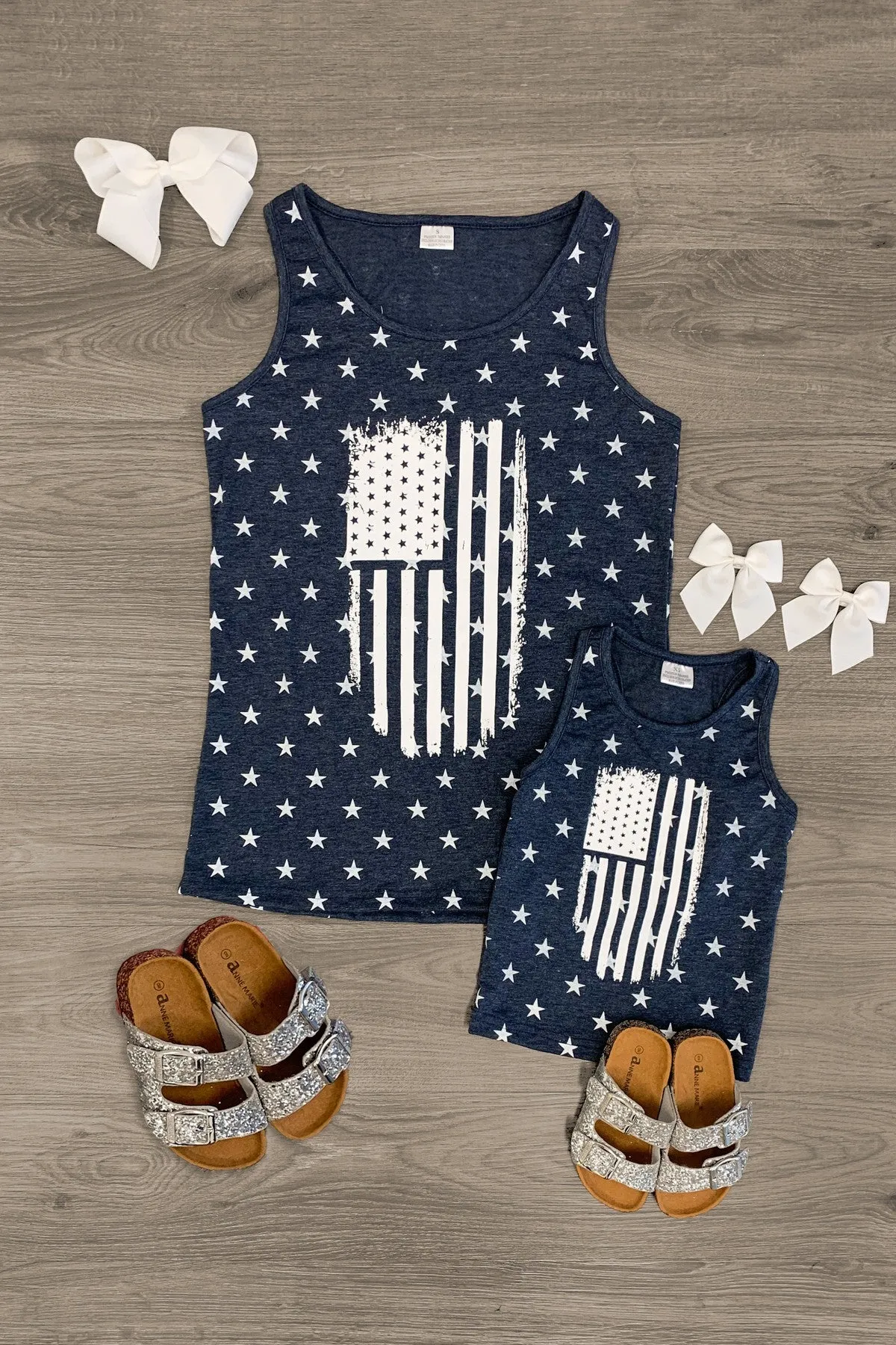 Mom & Me - Stars & Stripes Tank Top