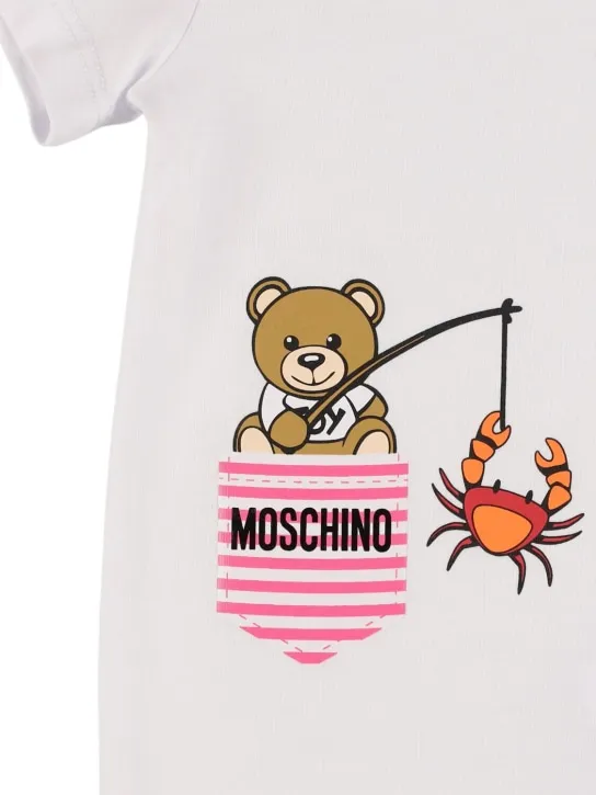 Moschino   Set of 2 cotton jersey rompers 