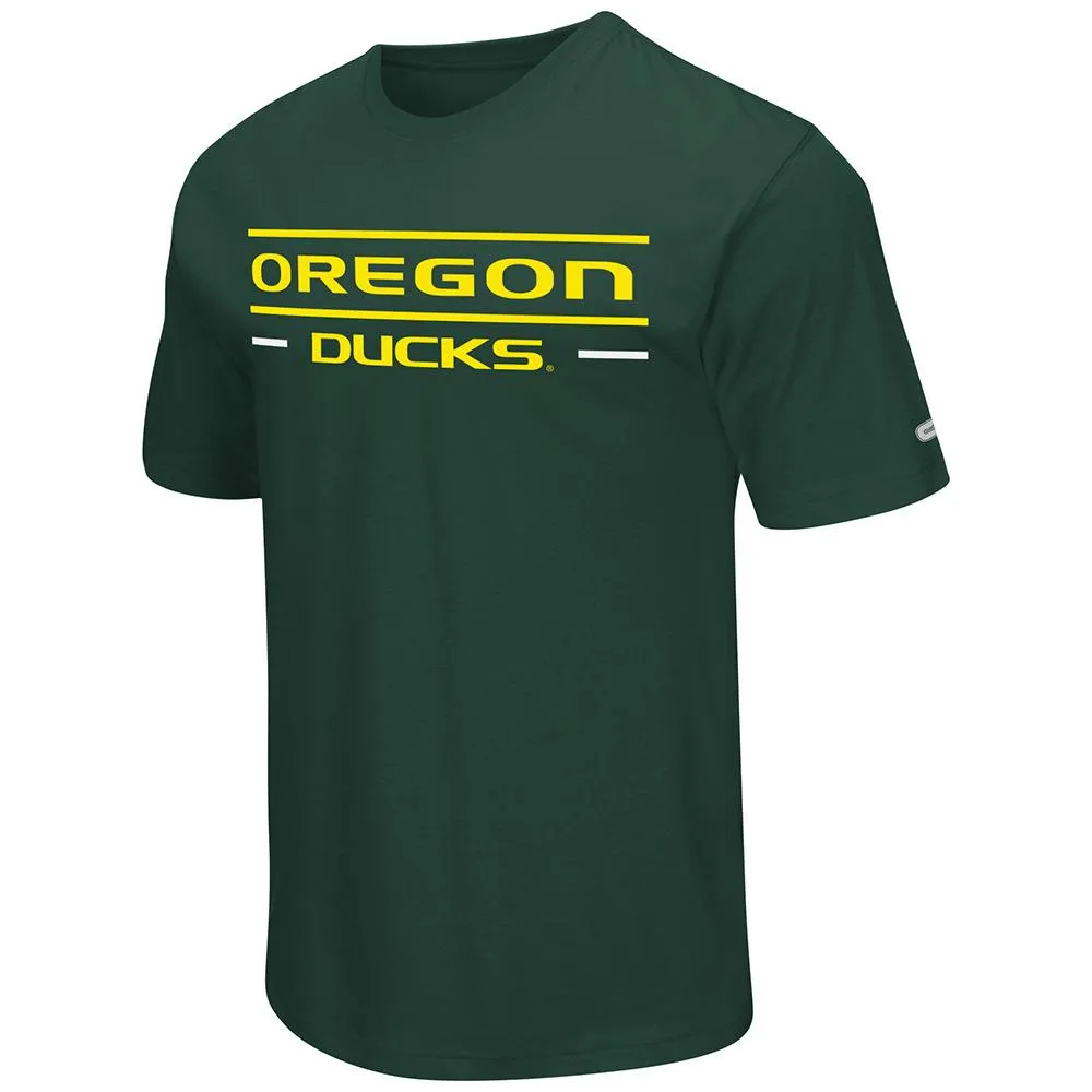 Oregon Ducks Colosseum Green Lightweight Breathable Active Workout T-Shirt