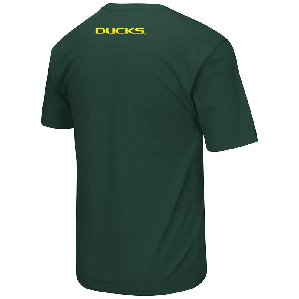 Oregon Ducks Colosseum Green Lightweight Breathable Active Workout T-Shirt