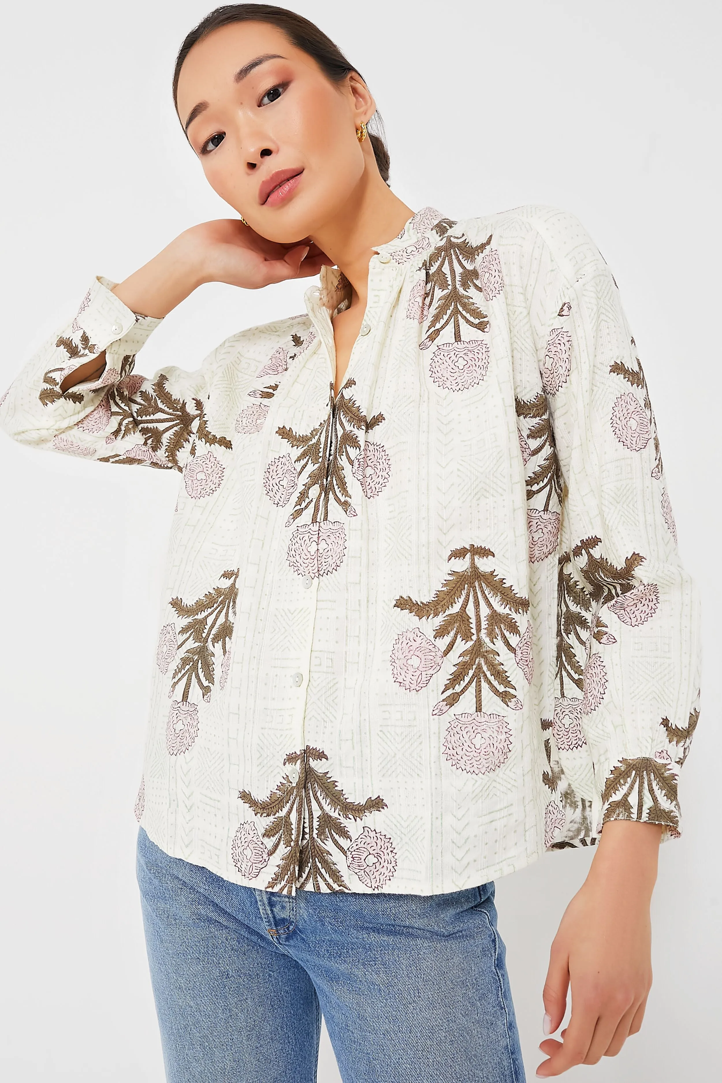 Pink Blush Kiki Triple Bloom Blouse