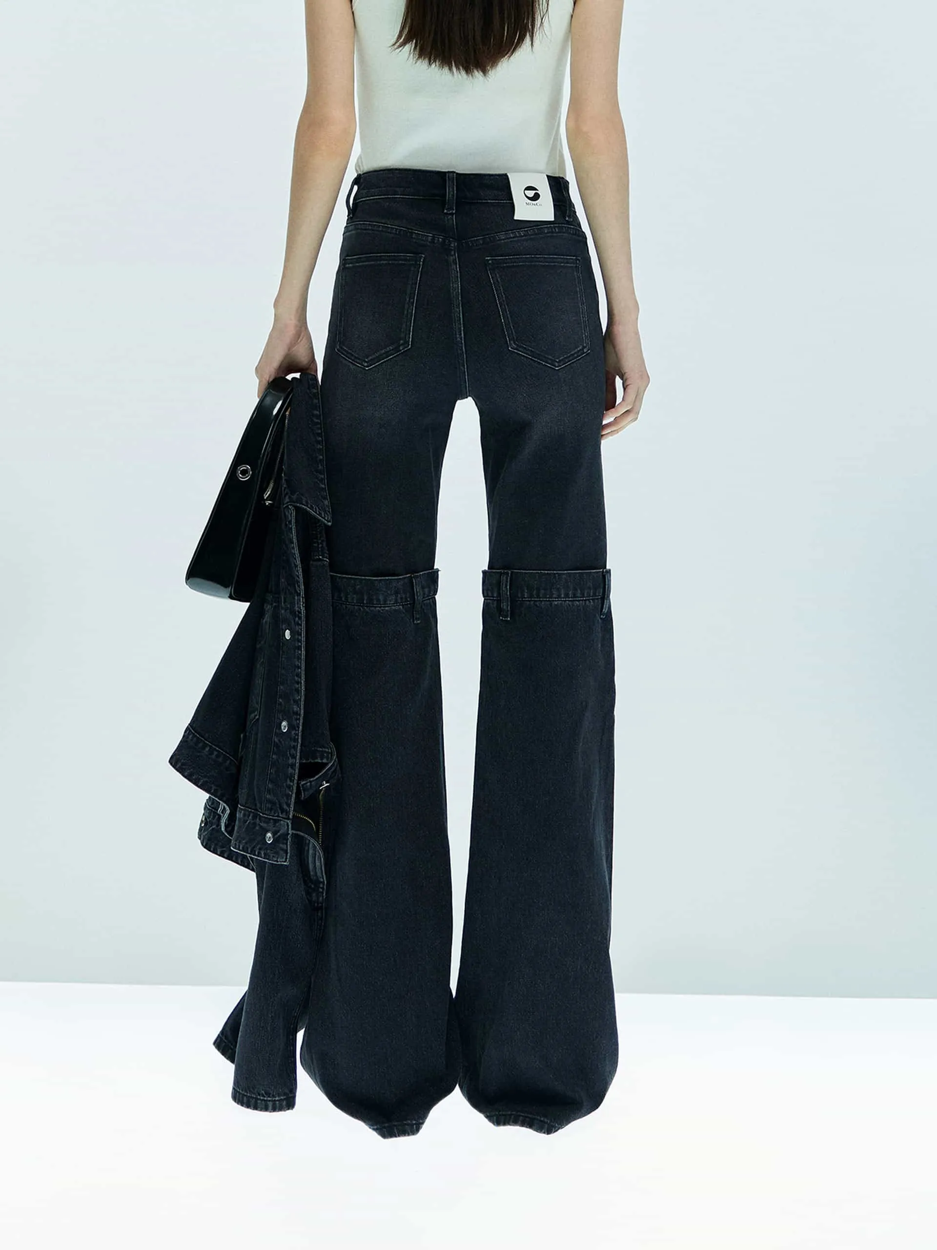 Relaxed Straight Leg Jeans