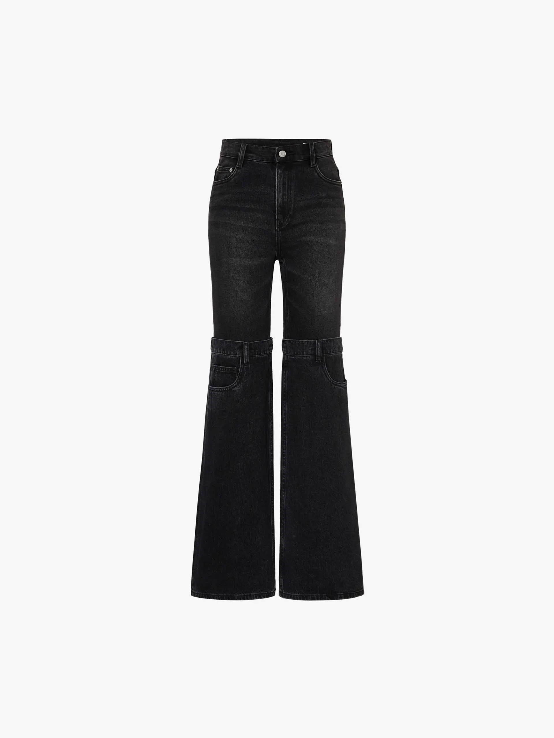 Relaxed Straight Leg Jeans