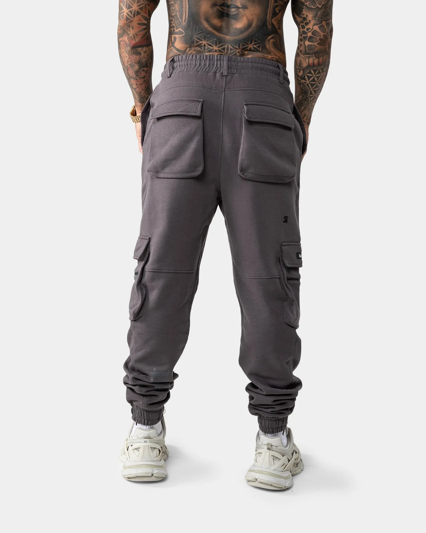 Saint Morta Espionage Military Track Pants Dark Grey