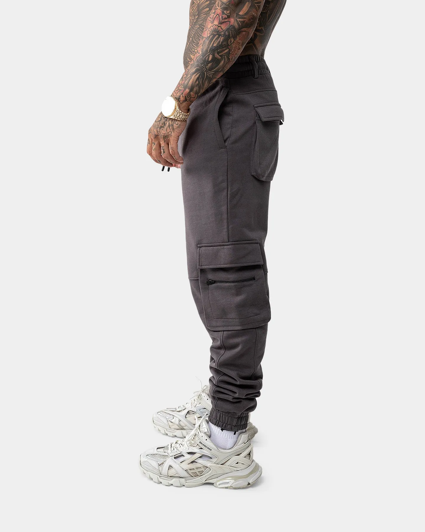 Saint Morta Espionage Military Track Pants Dark Grey