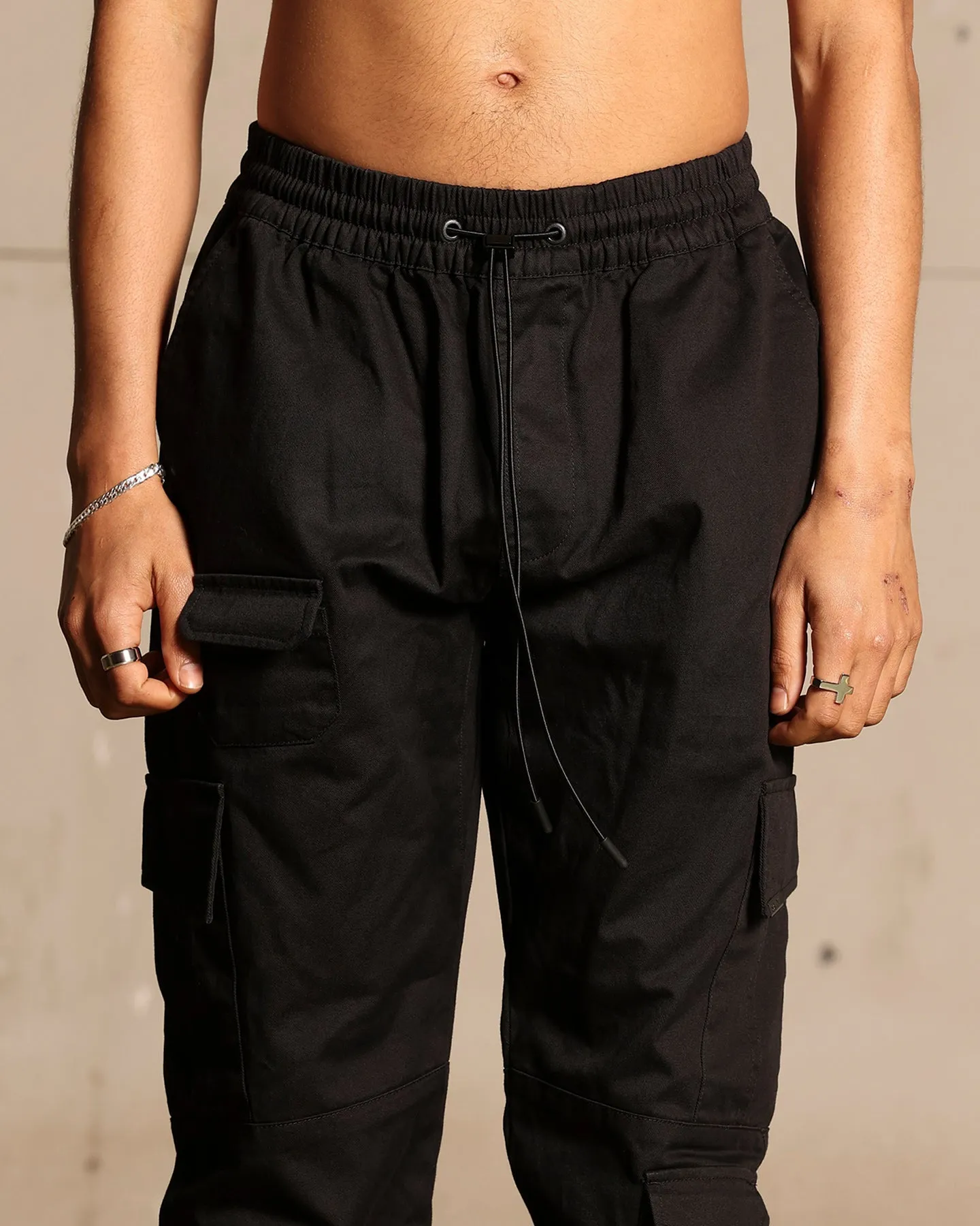 Saint Morta Utility Joggers Black