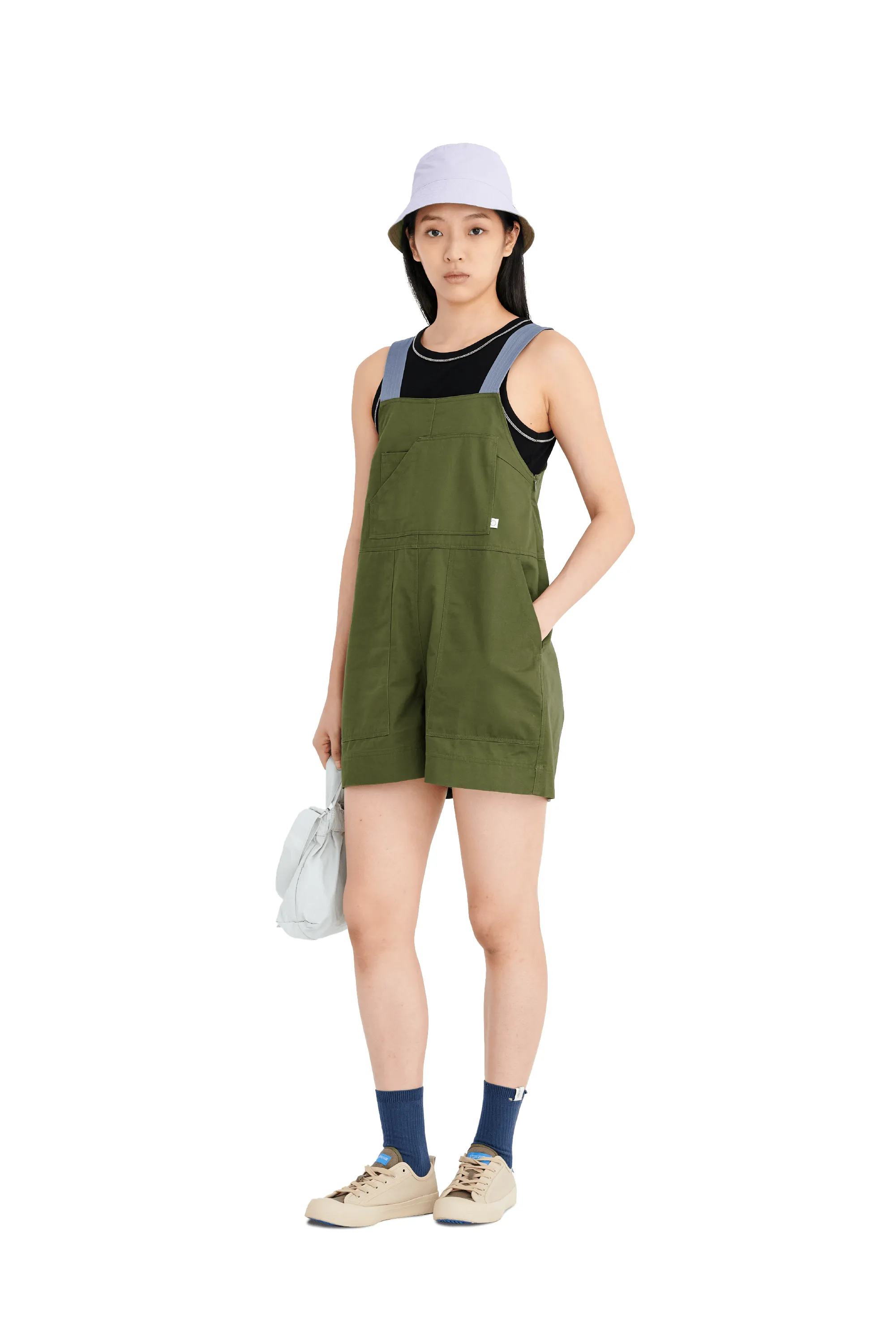 Short Utility Jumpsuit