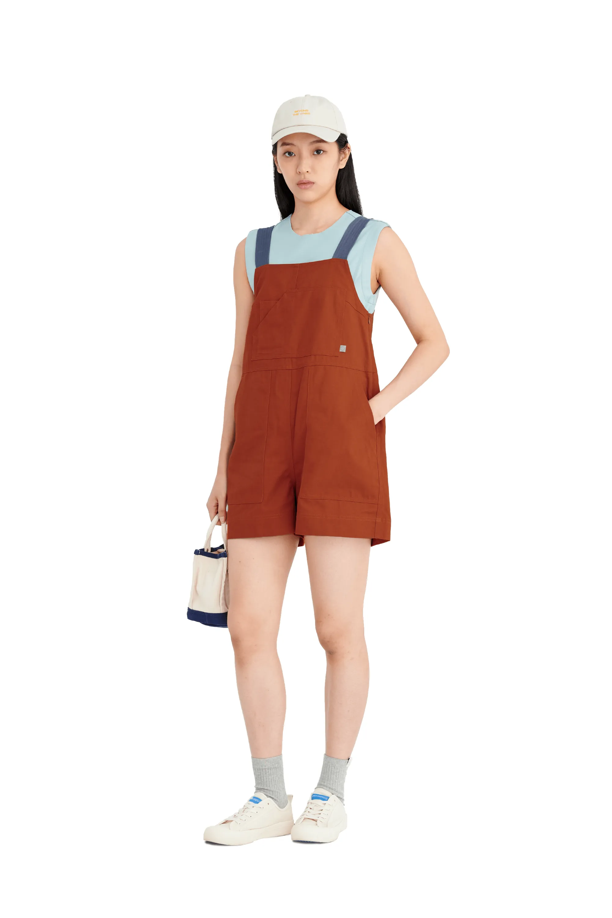 Short Utility Jumpsuit