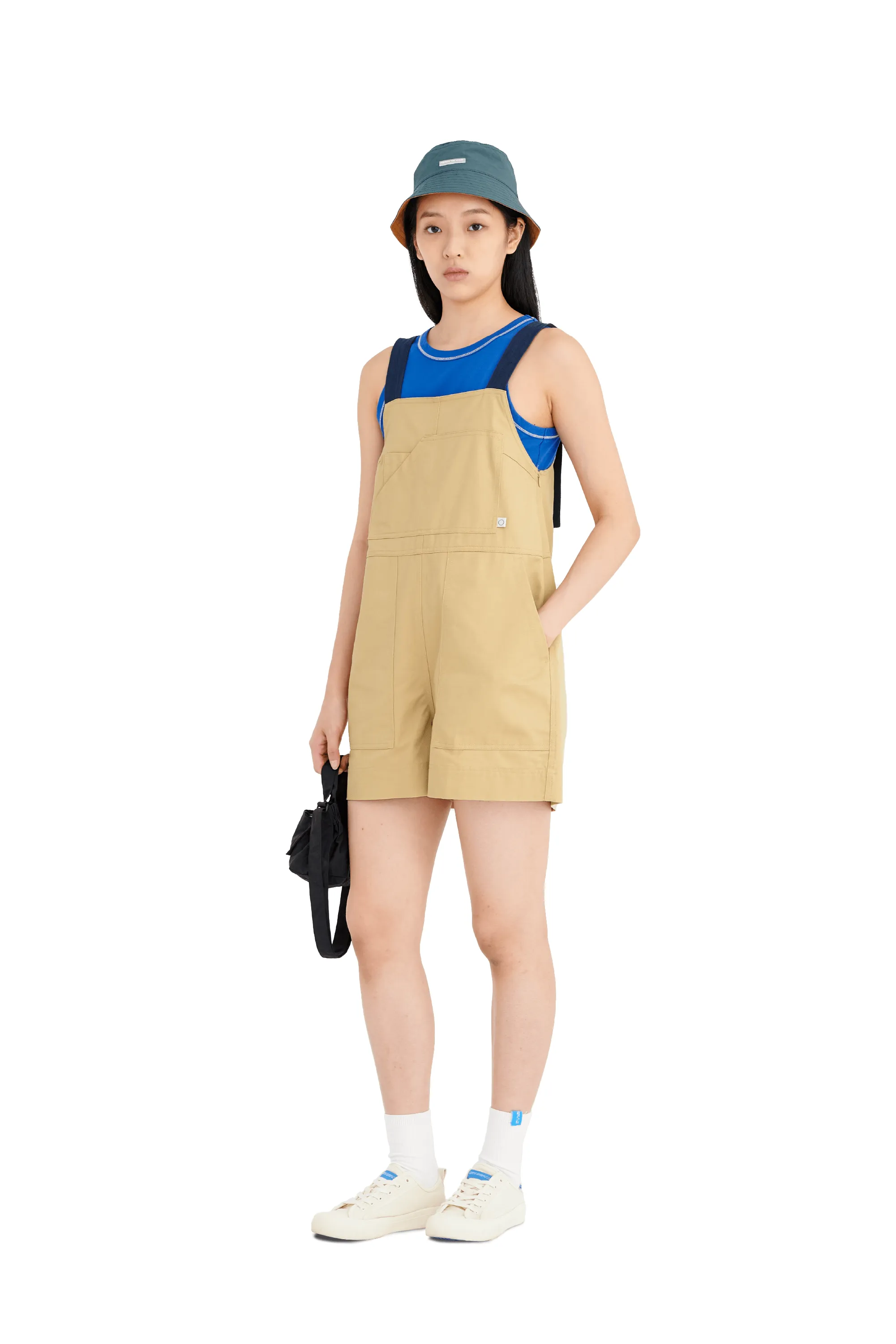 Short Utility Jumpsuit