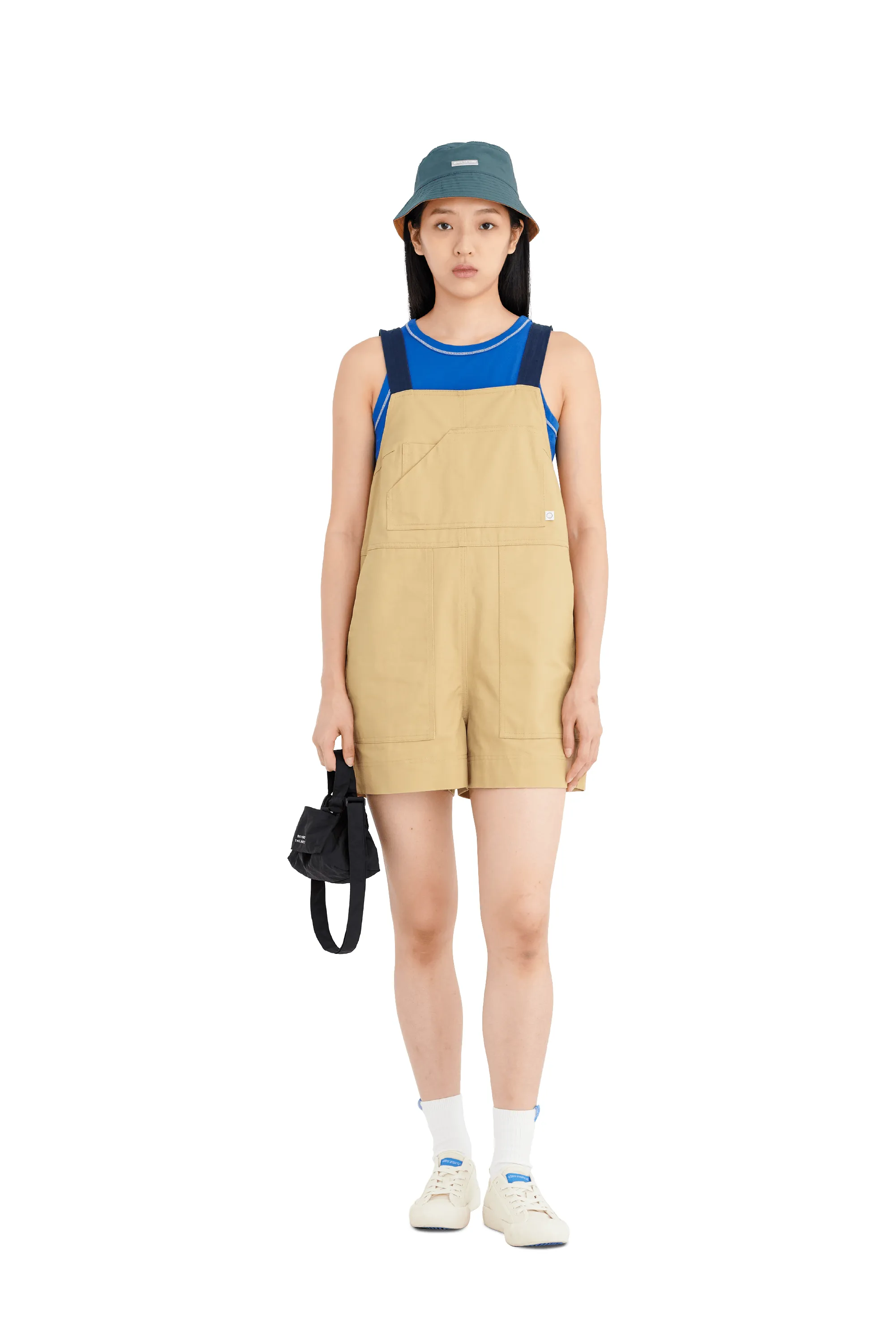 Short Utility Jumpsuit