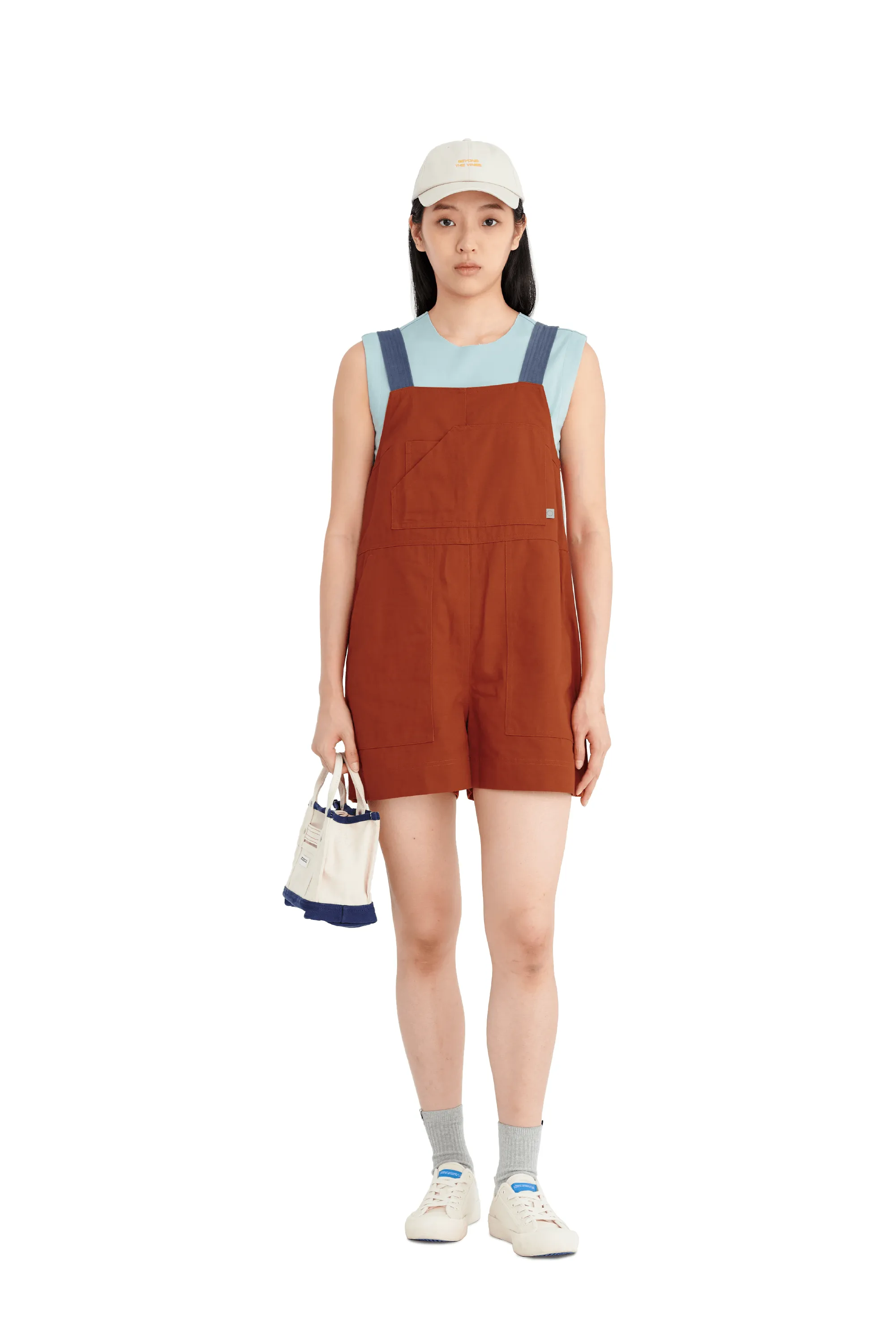 Short Utility Jumpsuit