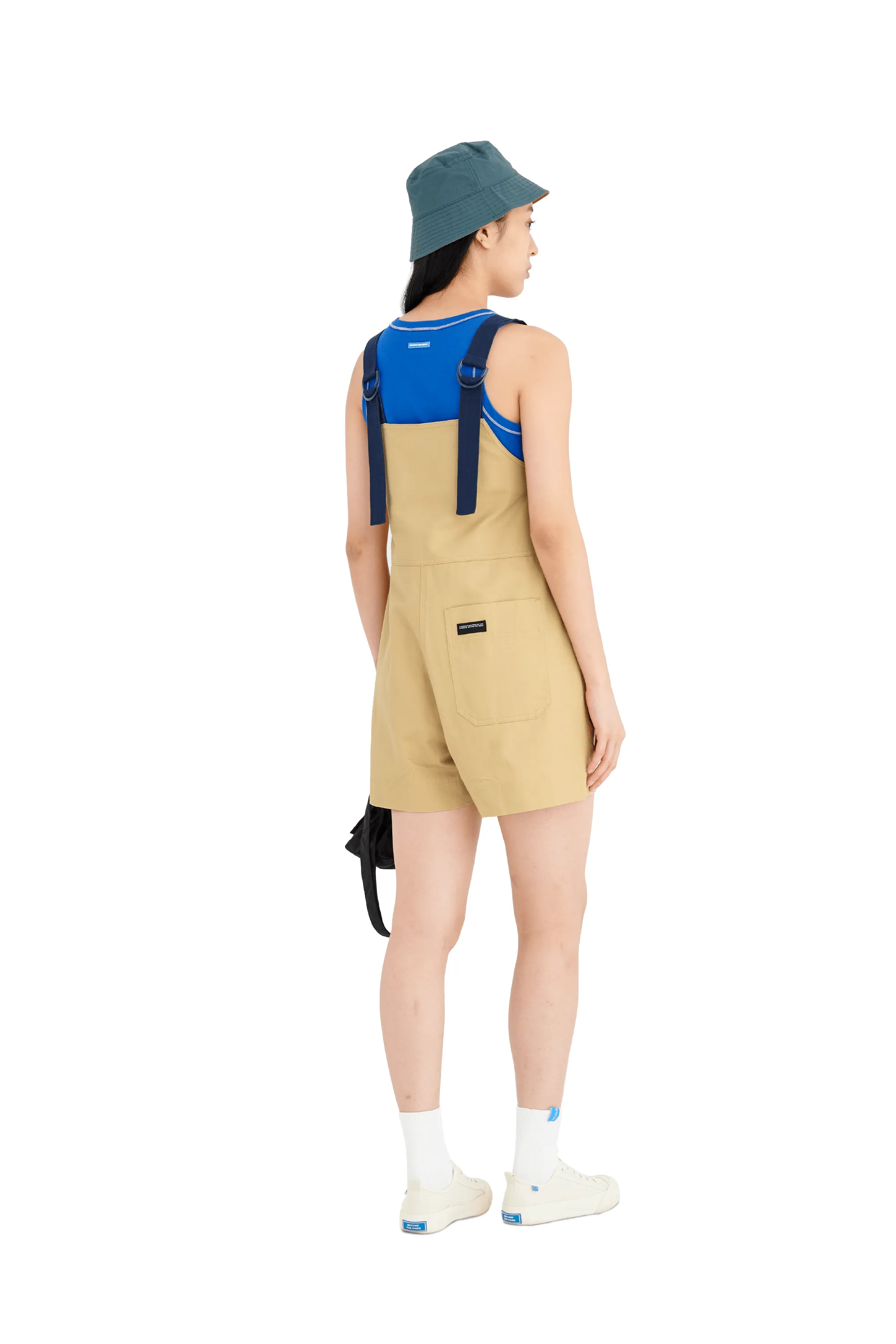 Short Utility Jumpsuit