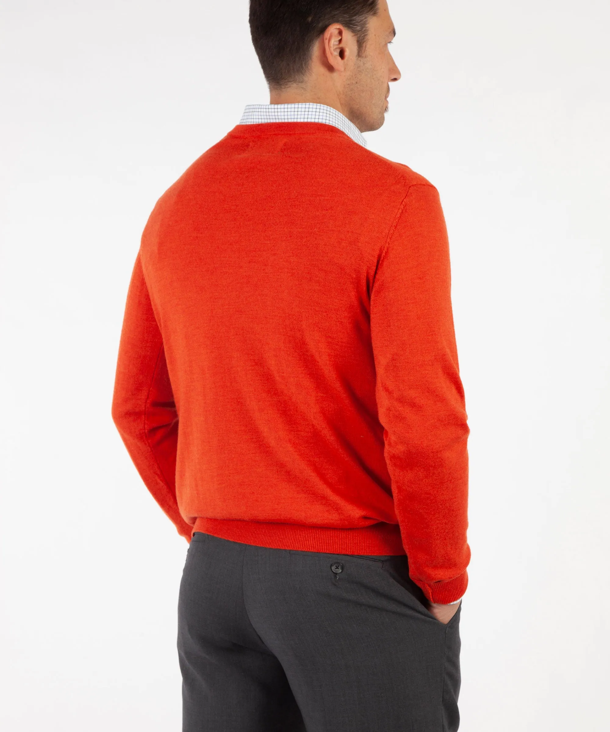 Signature 100% Merino Wool V-Neck Sweater