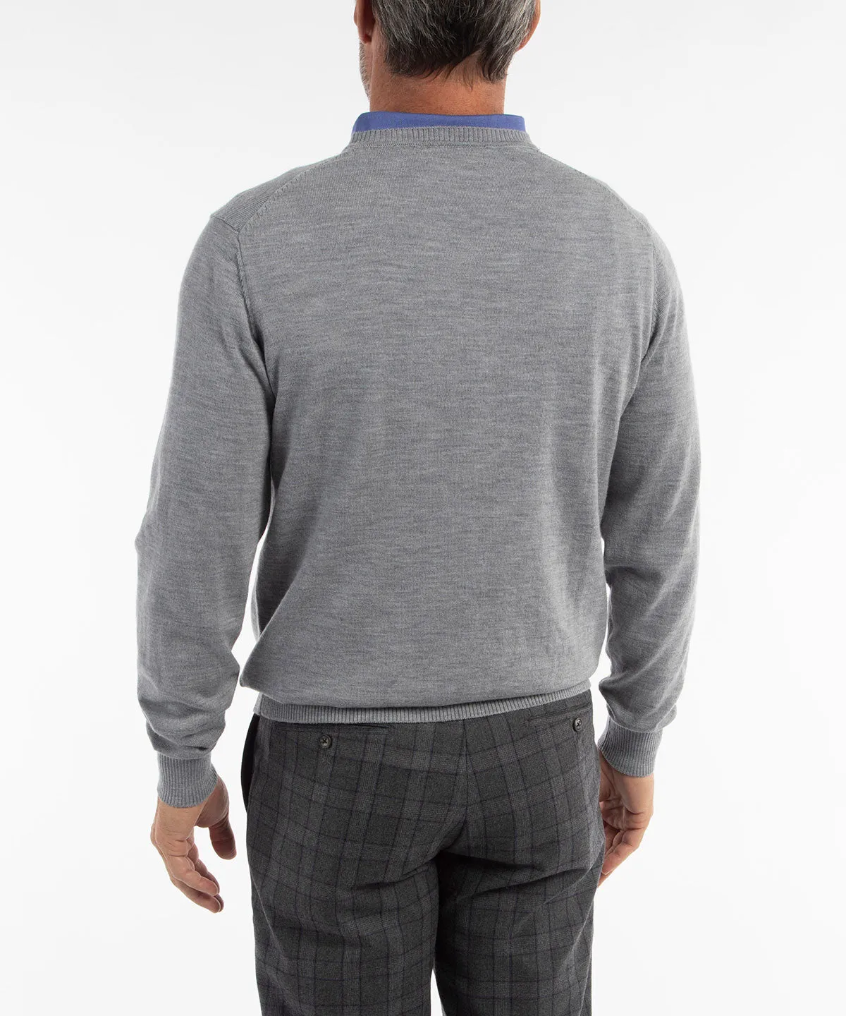 Signature 100% Merino Wool V-Neck Sweater