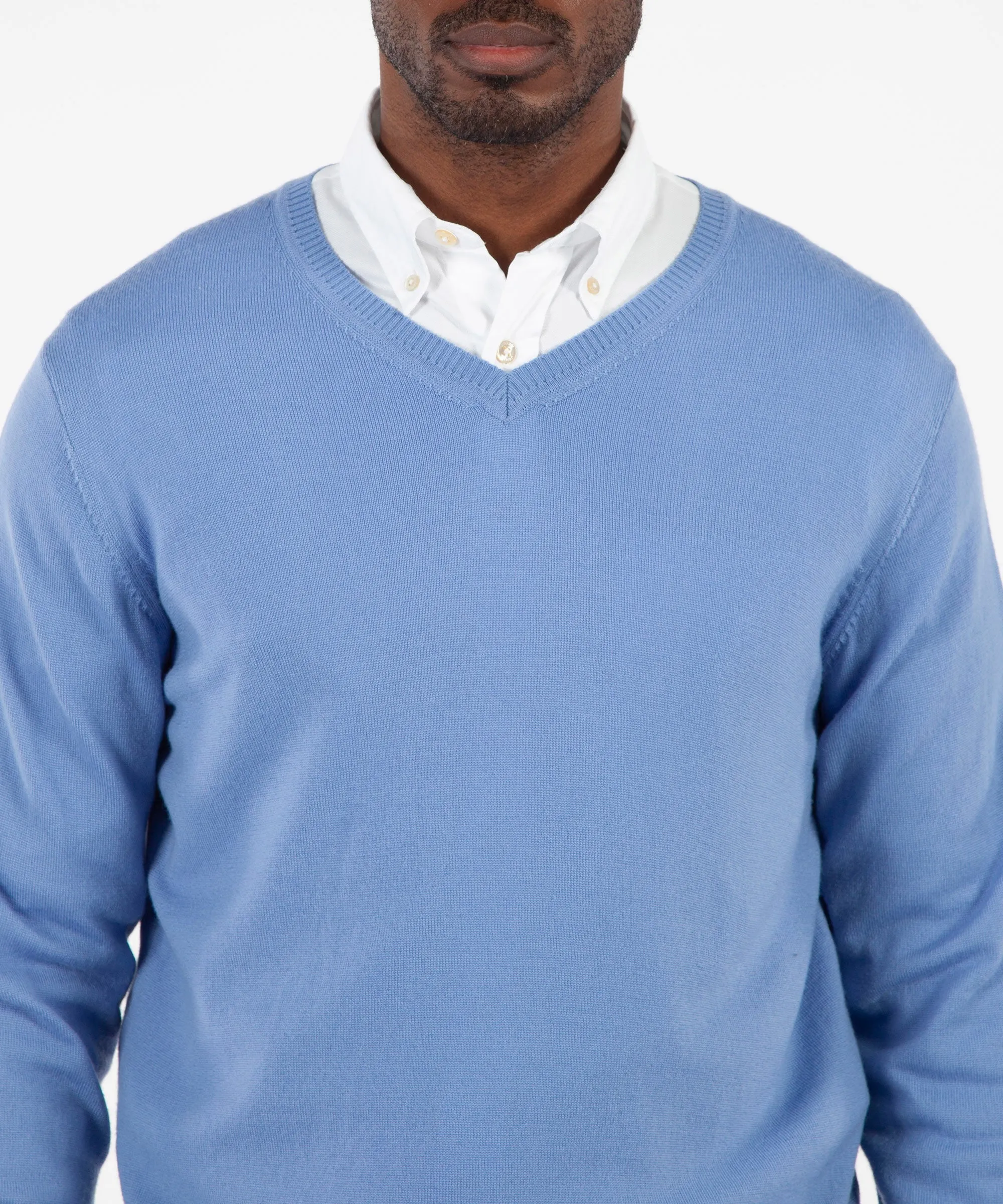 Signature 100% Merino Wool V-Neck Sweater