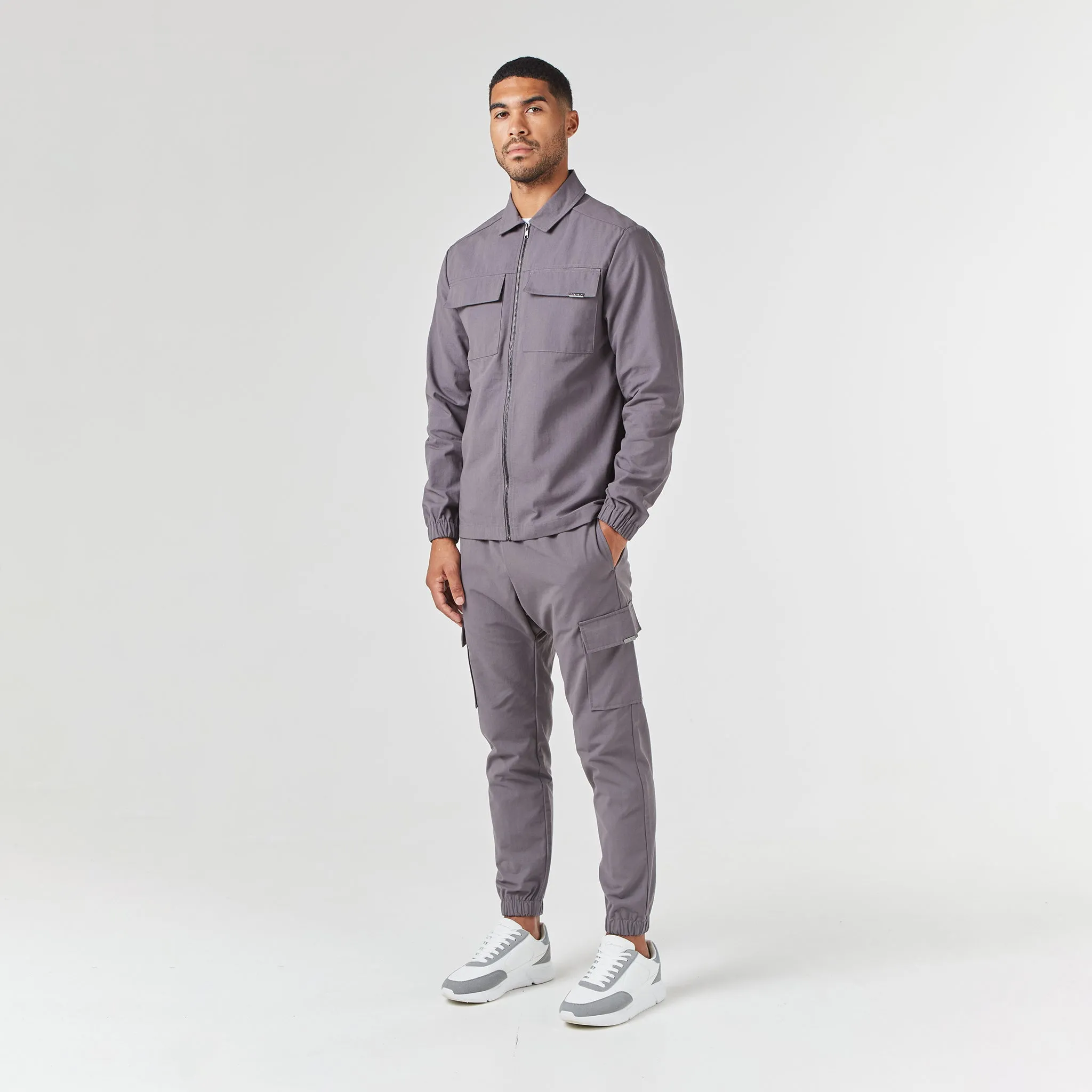 Smart Utility Overshirt | Charcoal