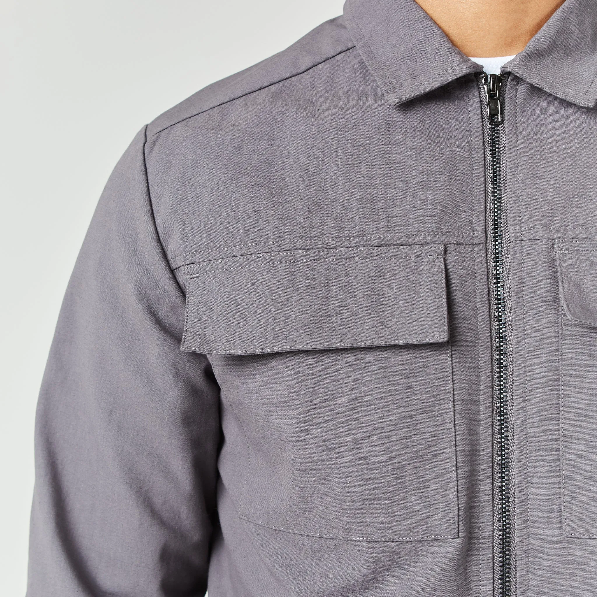 Smart Utility Overshirt | Charcoal