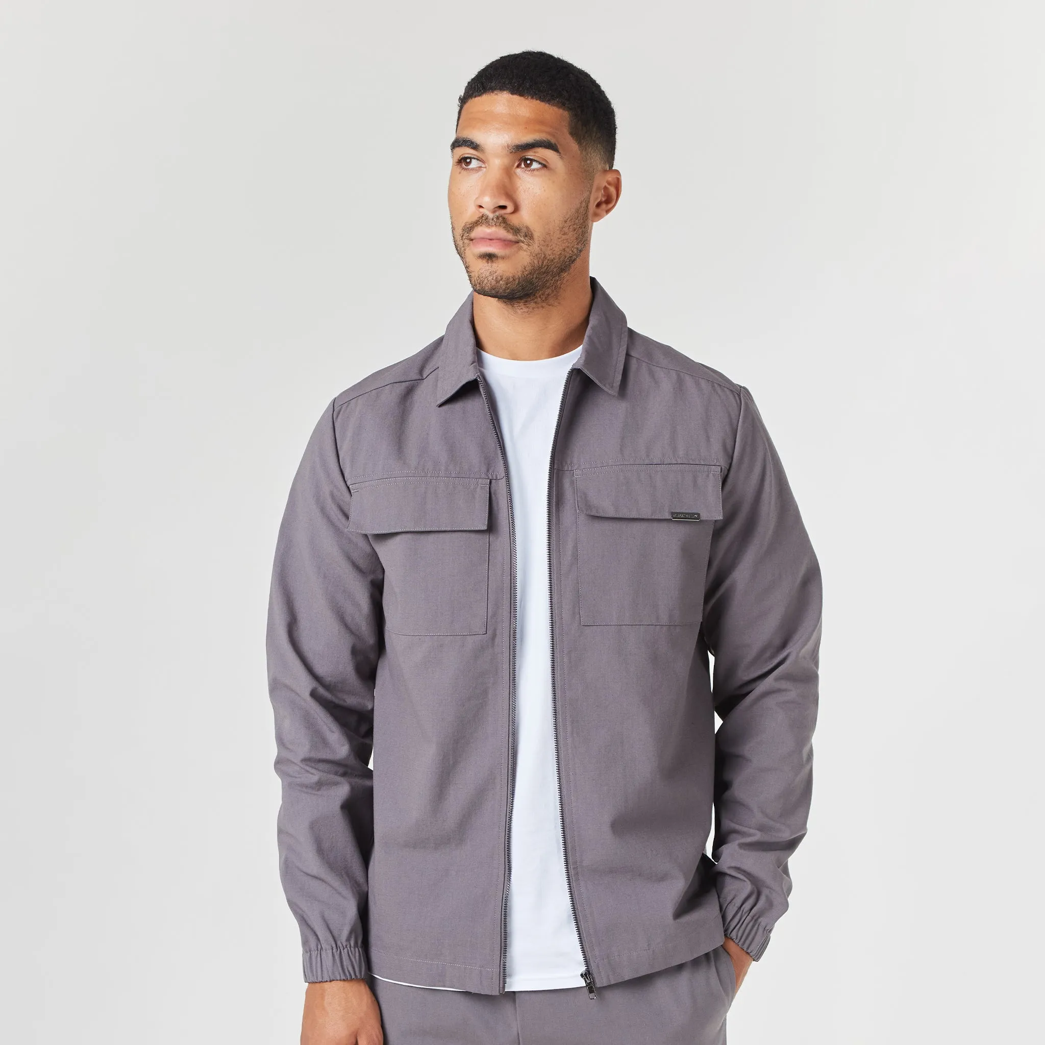 Smart Utility Overshirt | Charcoal