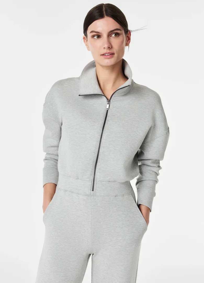 Spanx Airessential LS Jumpsuit Light Grey